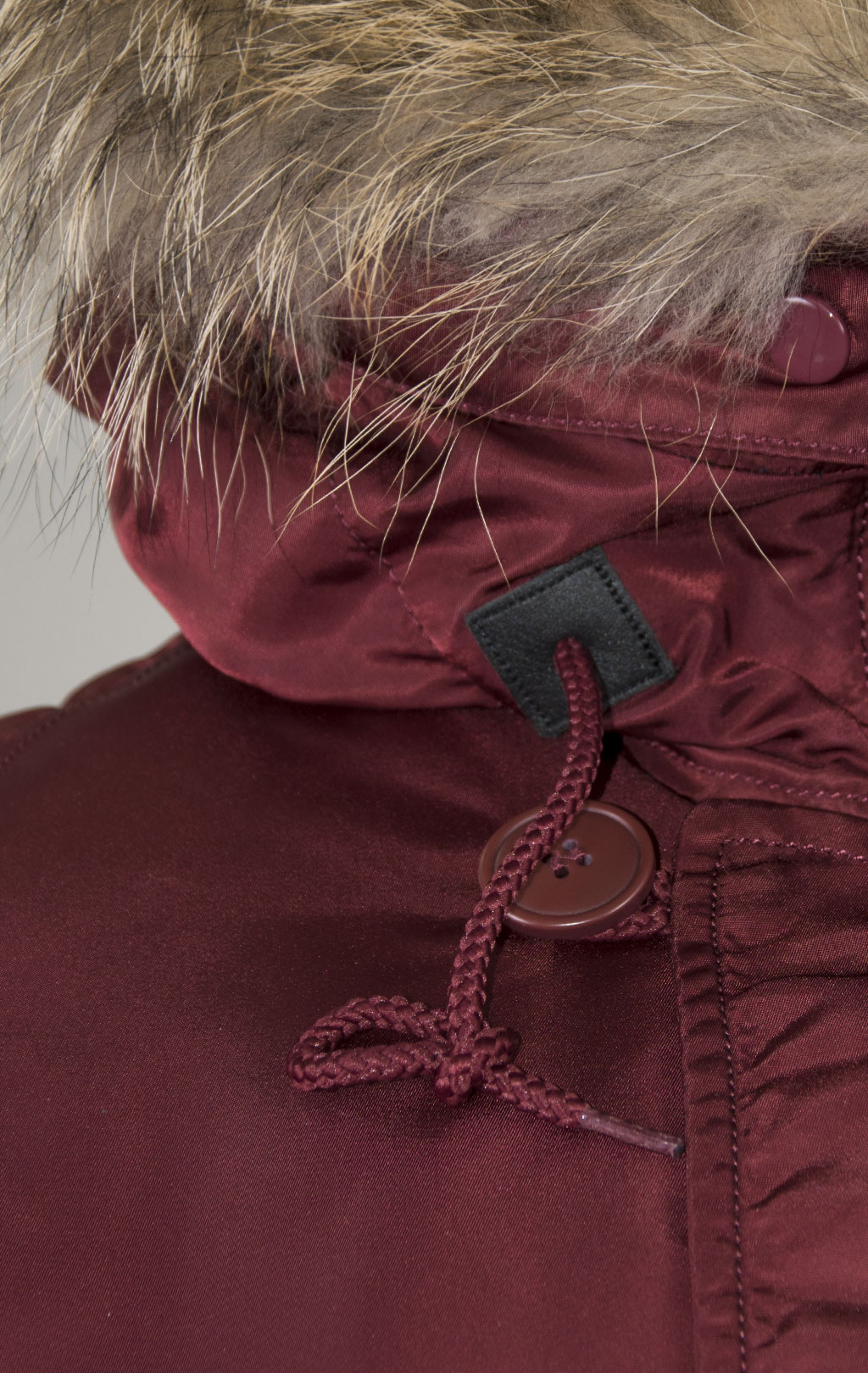 Аляска ALPHA INDUSTRIES VF 59 N-3B натур. мех burgundy 