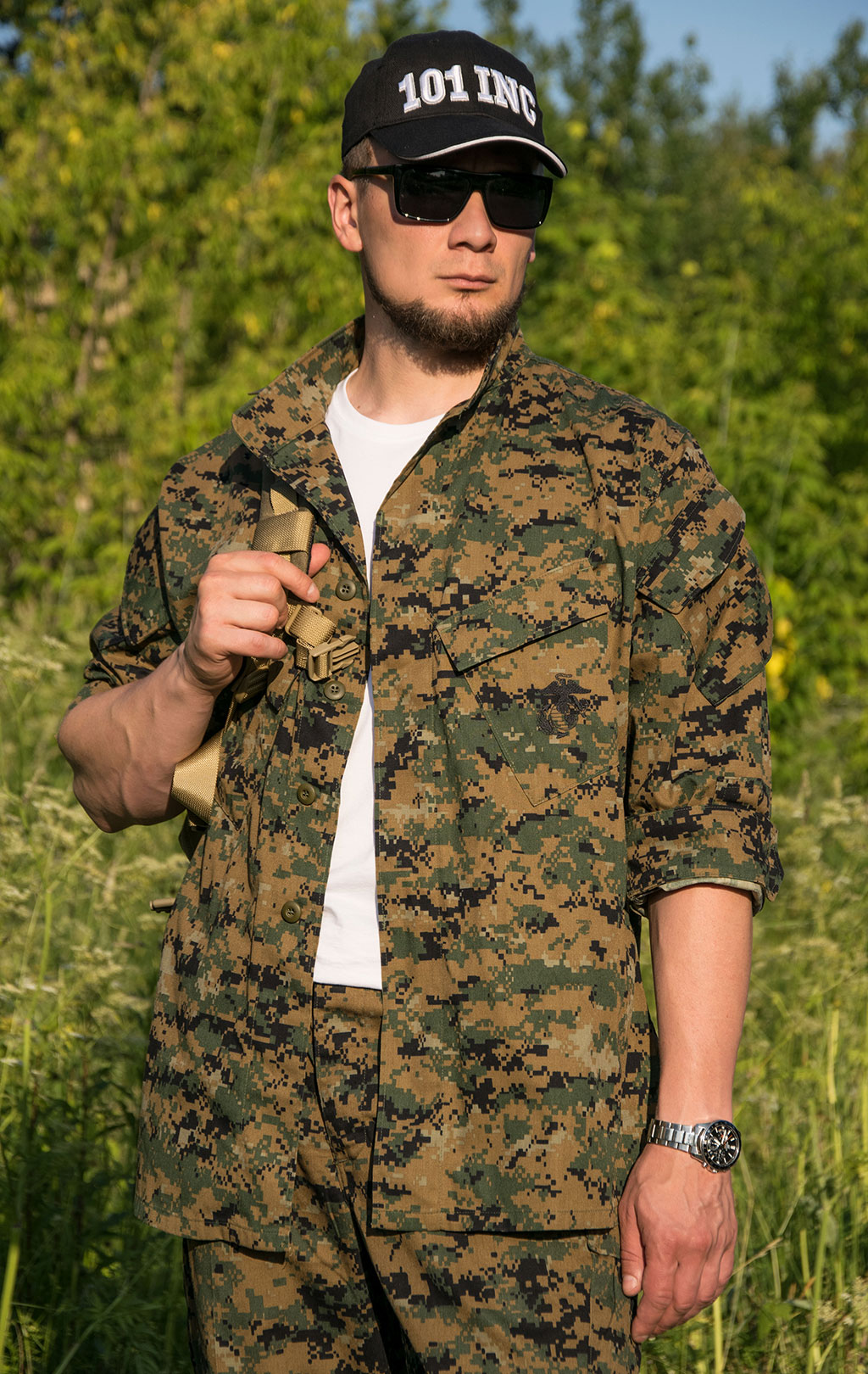 Китель полевой USMC хлопок/нейлон marpat woodland США