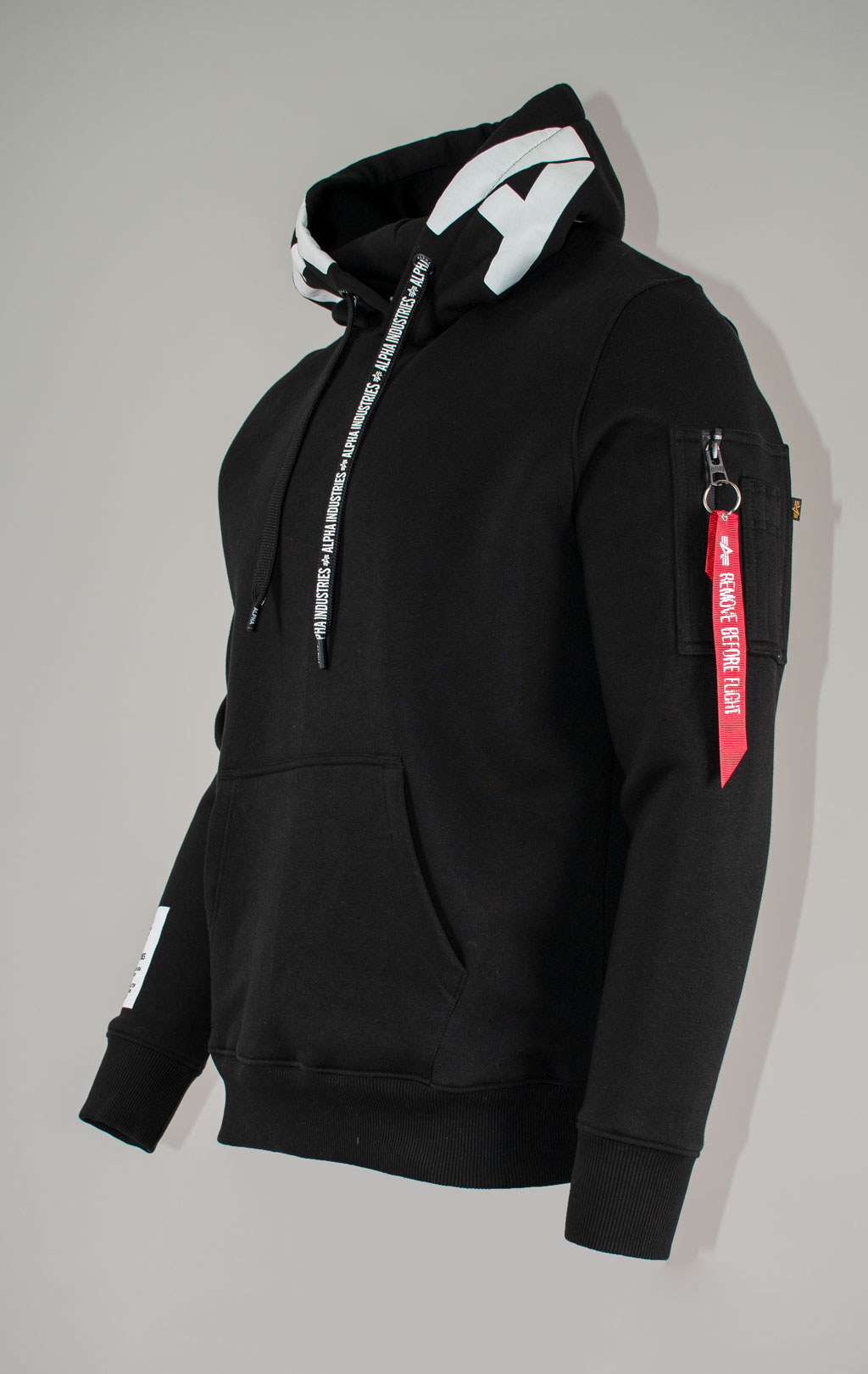 Толстовка ALPHA INDUSTRIES ALPHA HOODY black 