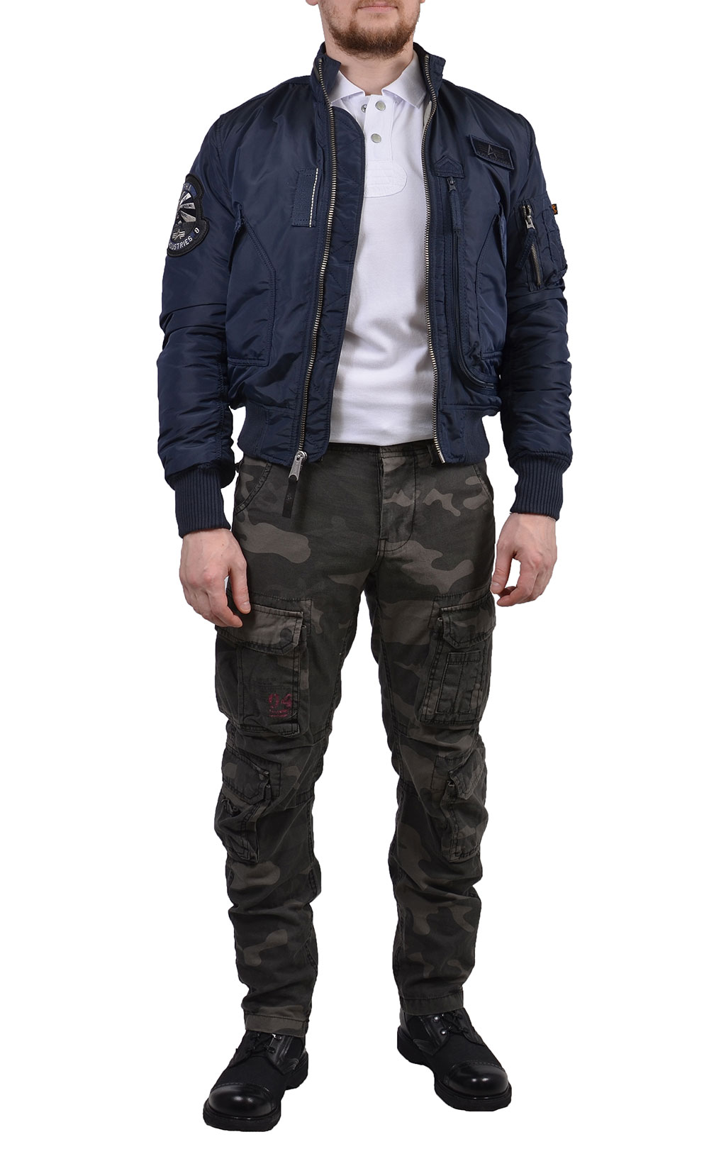 Куртка ALPHA INDUSTRIES ENGINE rep. blue 