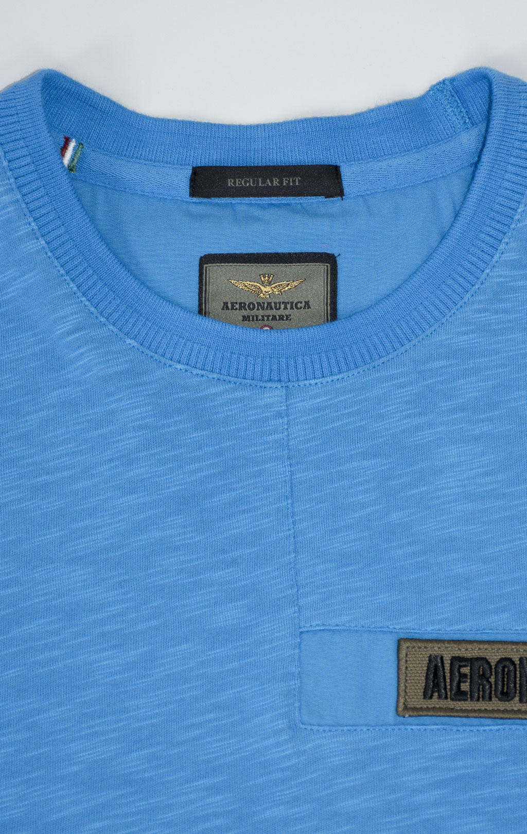 Футболка AERONAUTICA MILITARE SS 25 m/TR brilliant blue (TS 2425) 