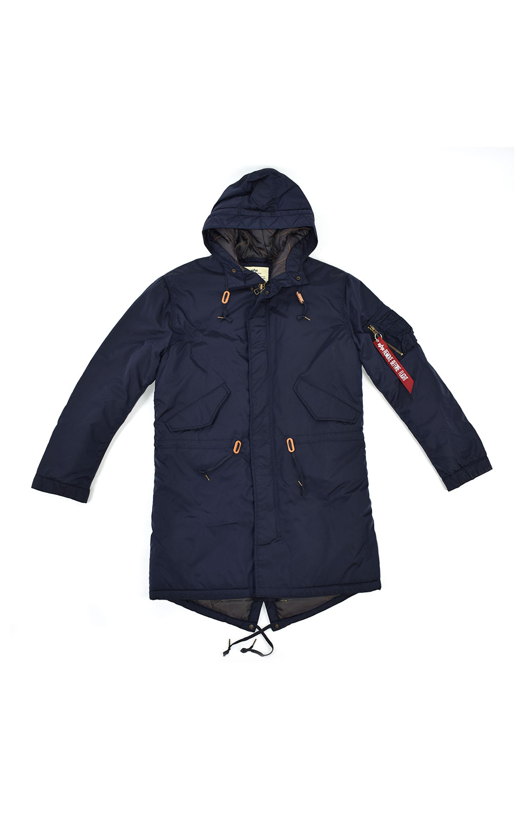 Парка ALPHA INDUSTRIES HOODED FISHTAIL CW TT rep. blue 