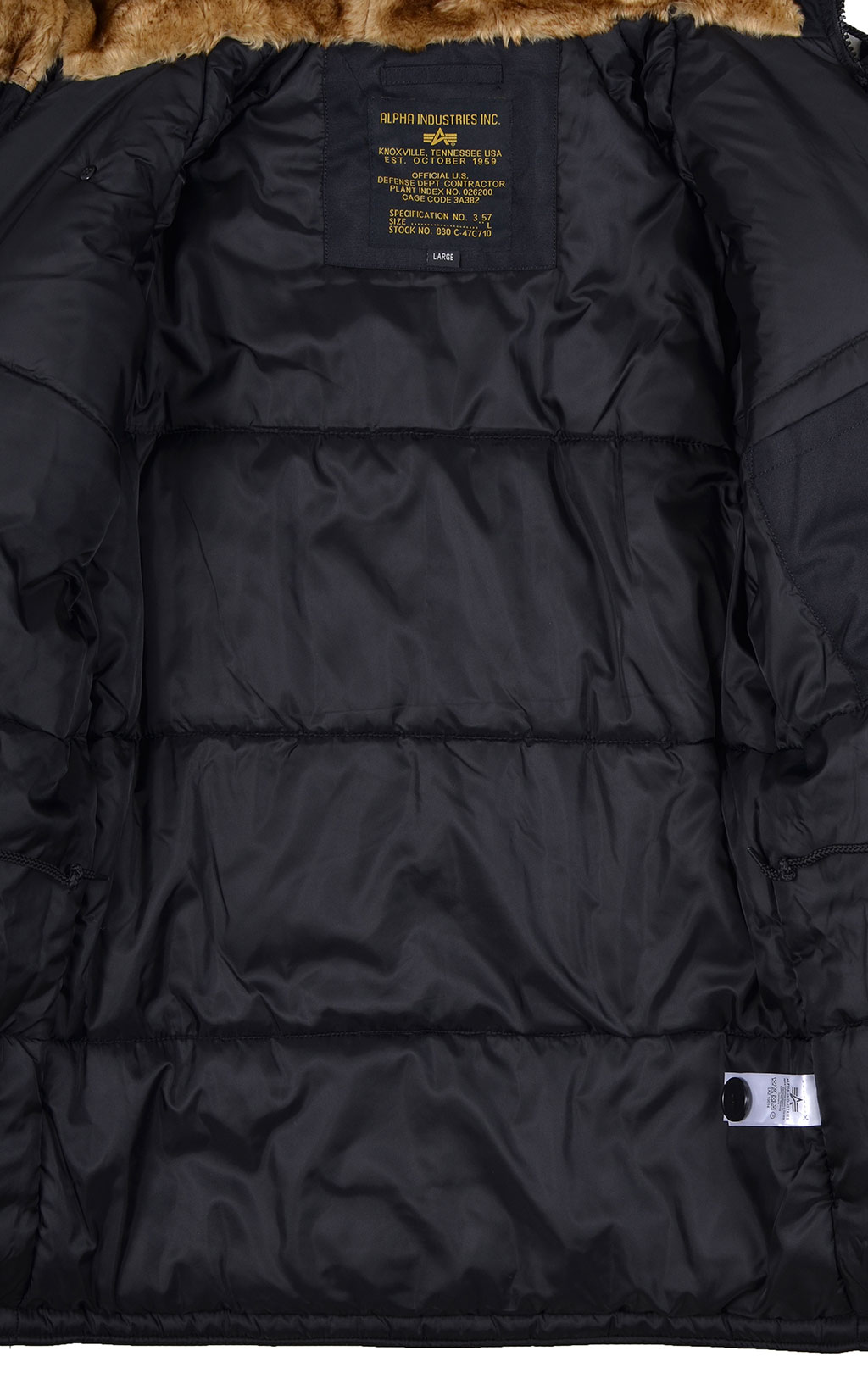 Аляска ALPHA INDUSTRIES EXPLORER натур. мех black 