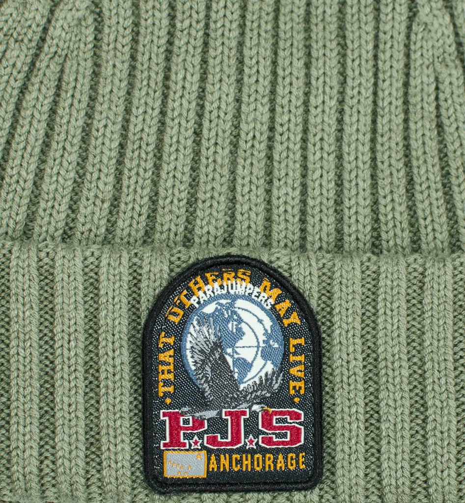 Шапка вязаная PARAJUMPERS RIB HAT military 