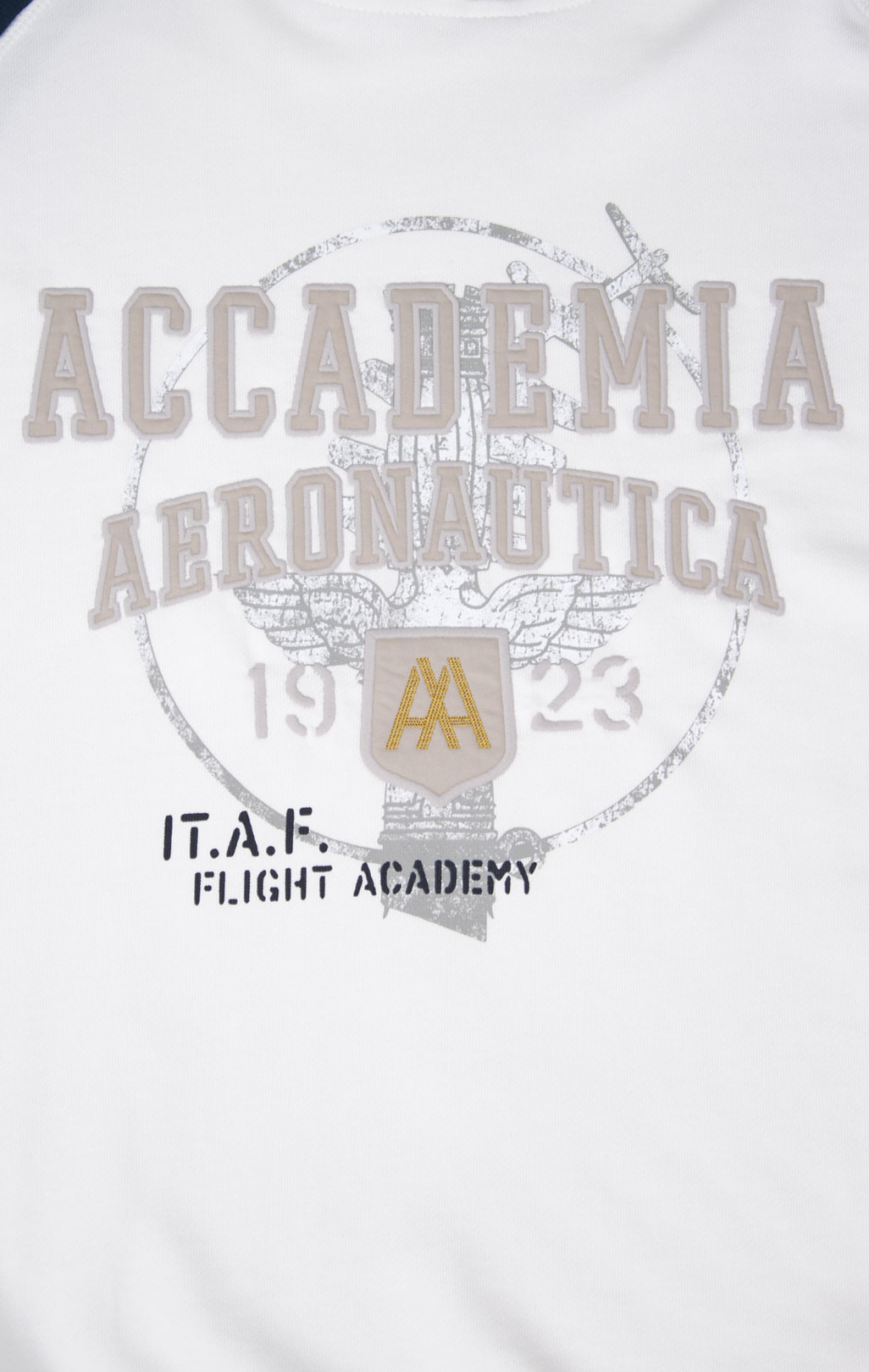 Толстовка с капюшоном AERONAUTICA MILITARE FW 24/25/TR ocean/off white (FE 1928) 