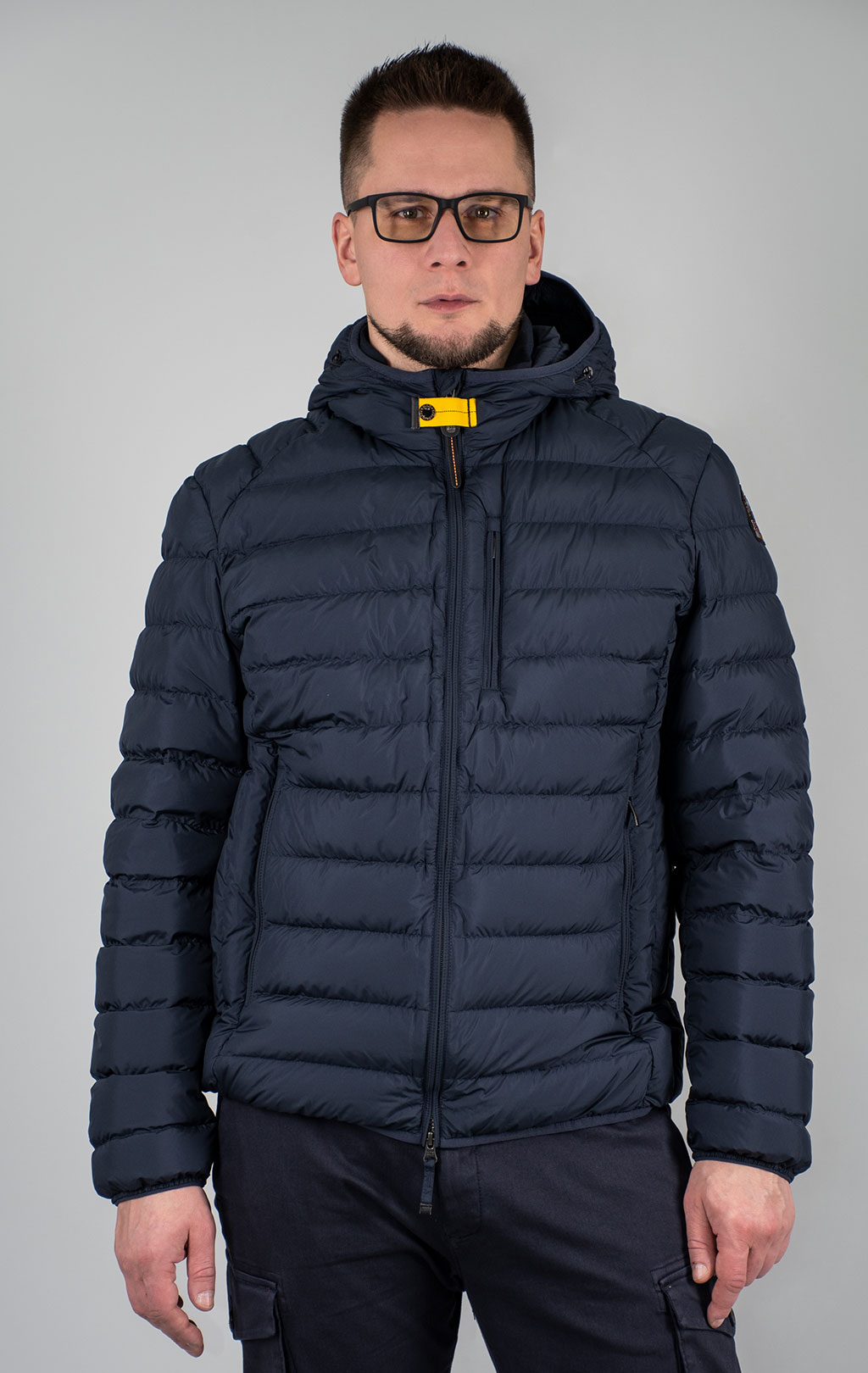 Куртка-пуховик лёгкая PARAJUMPERS LAST MINUTE FW 24/25 blue navy 