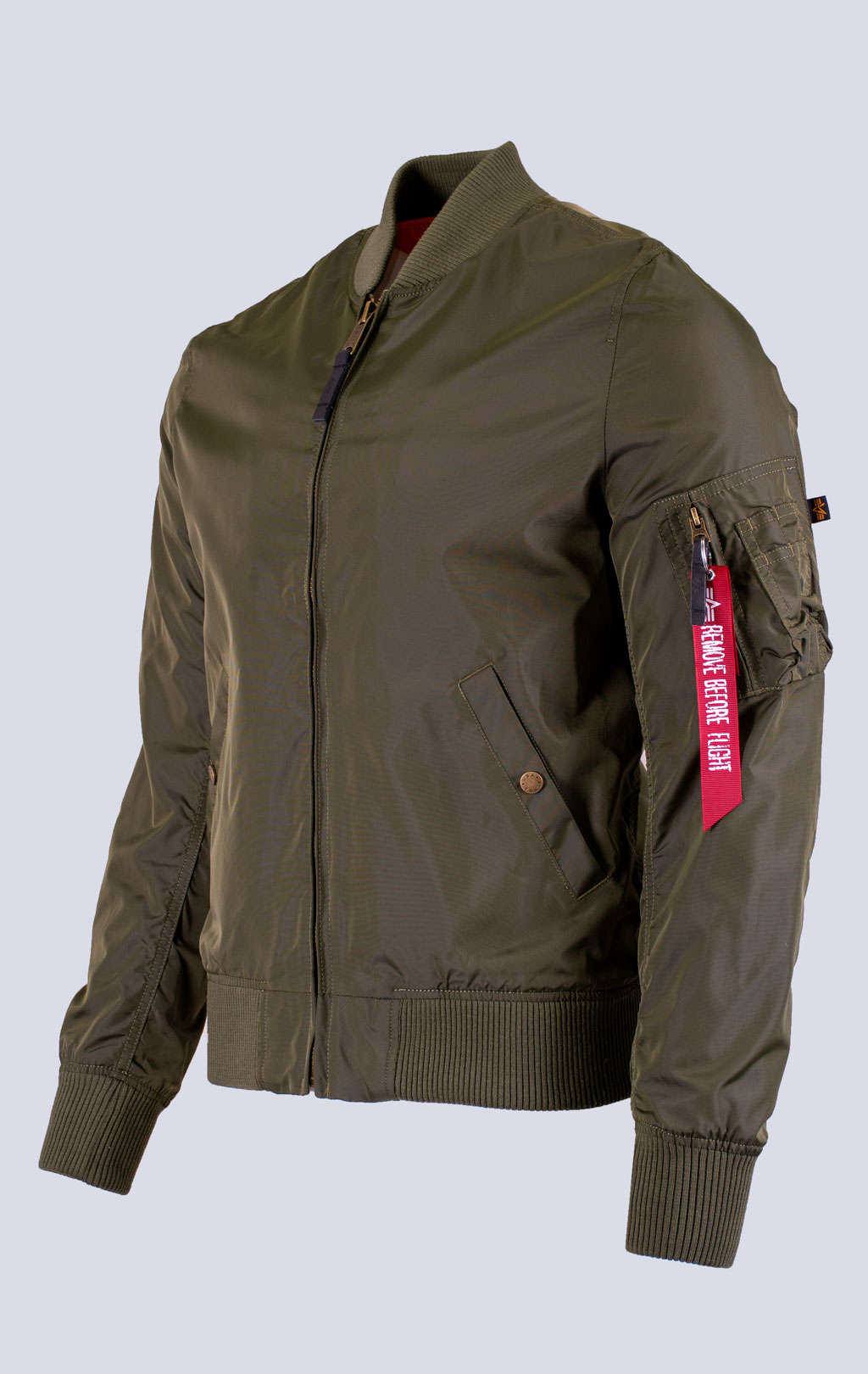 Ветровка-бомбер ALPHA INDUSTRIES MA-1 TT dark green 