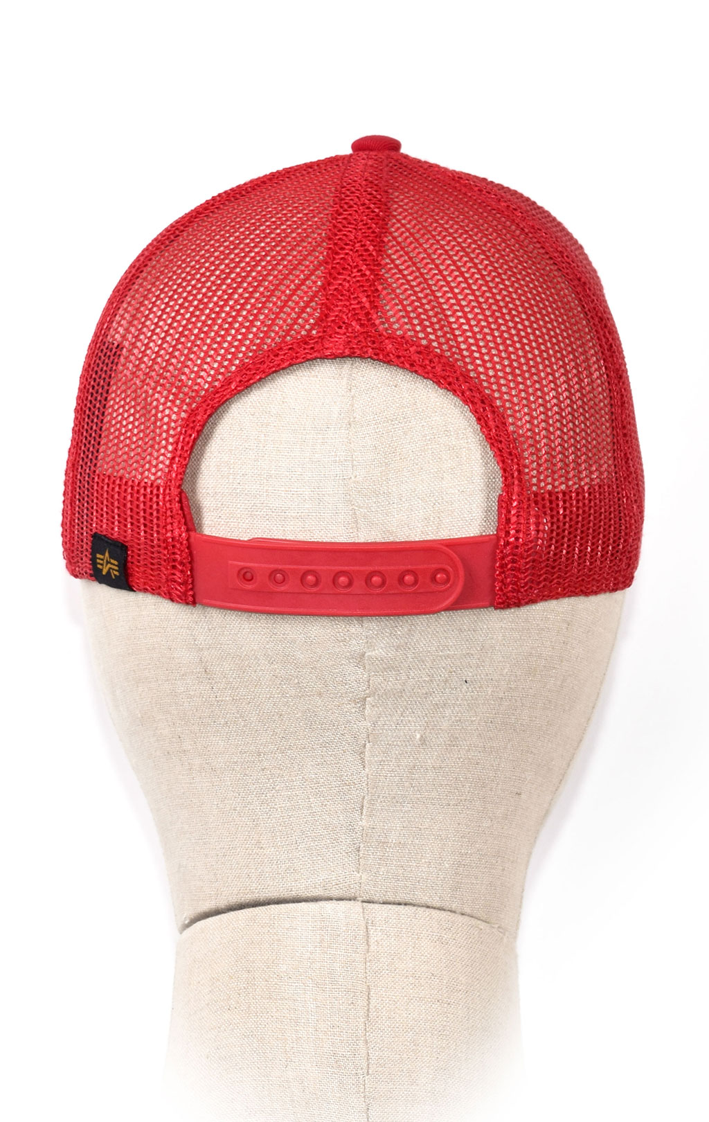 Бейсболка ALPHA INDUSTRIES BASIC TRUCKER CAP speed red 