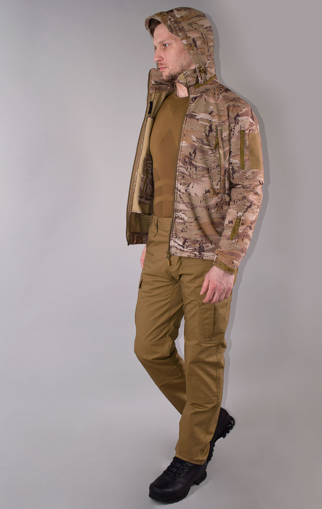 Куртка тактическая softshell Pentagon мембрана ARTAXES Soft Shell camo penta 08011 