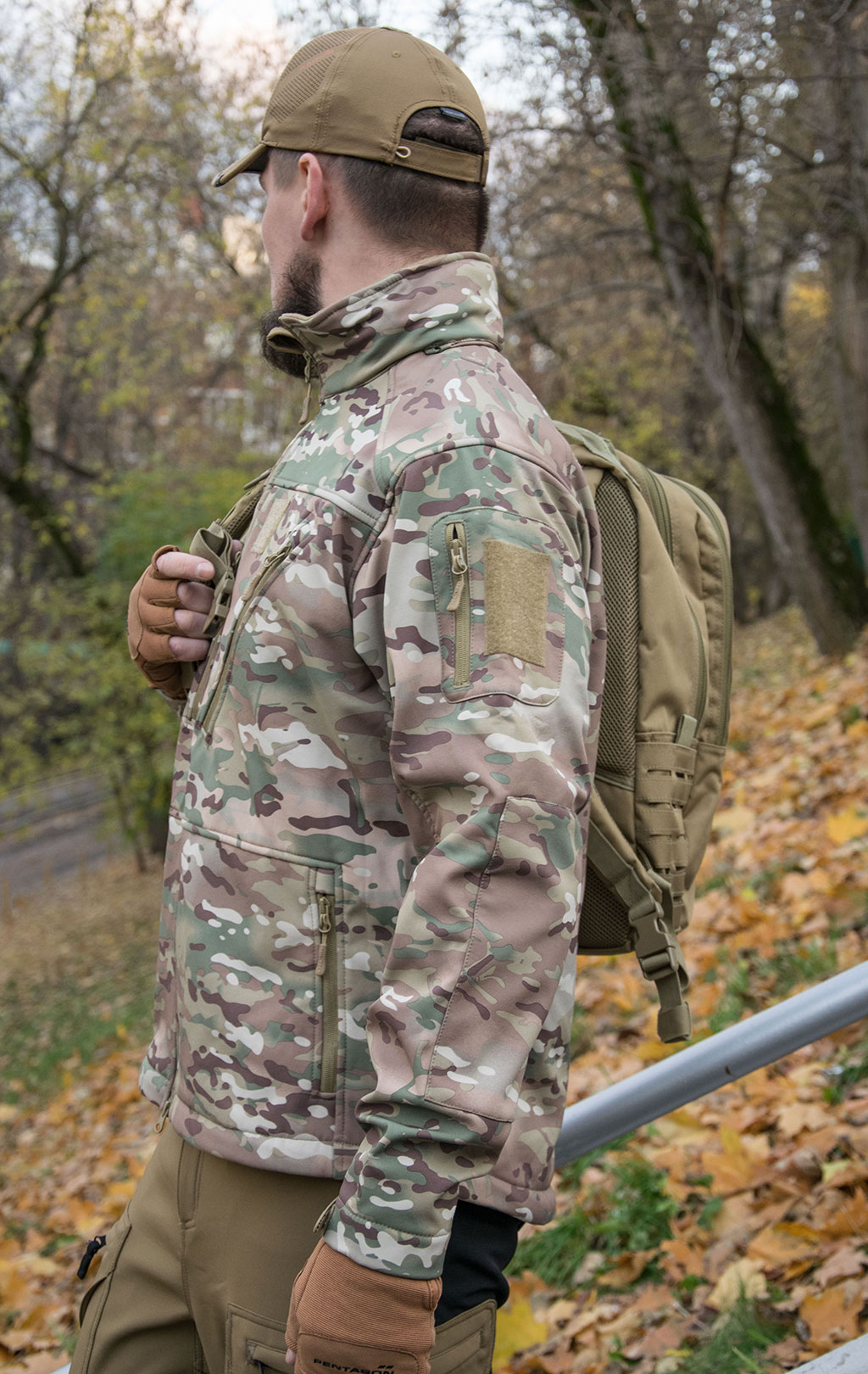 Куртка тактическая Mil-Tec SCU 14 Soft Shell multicam 