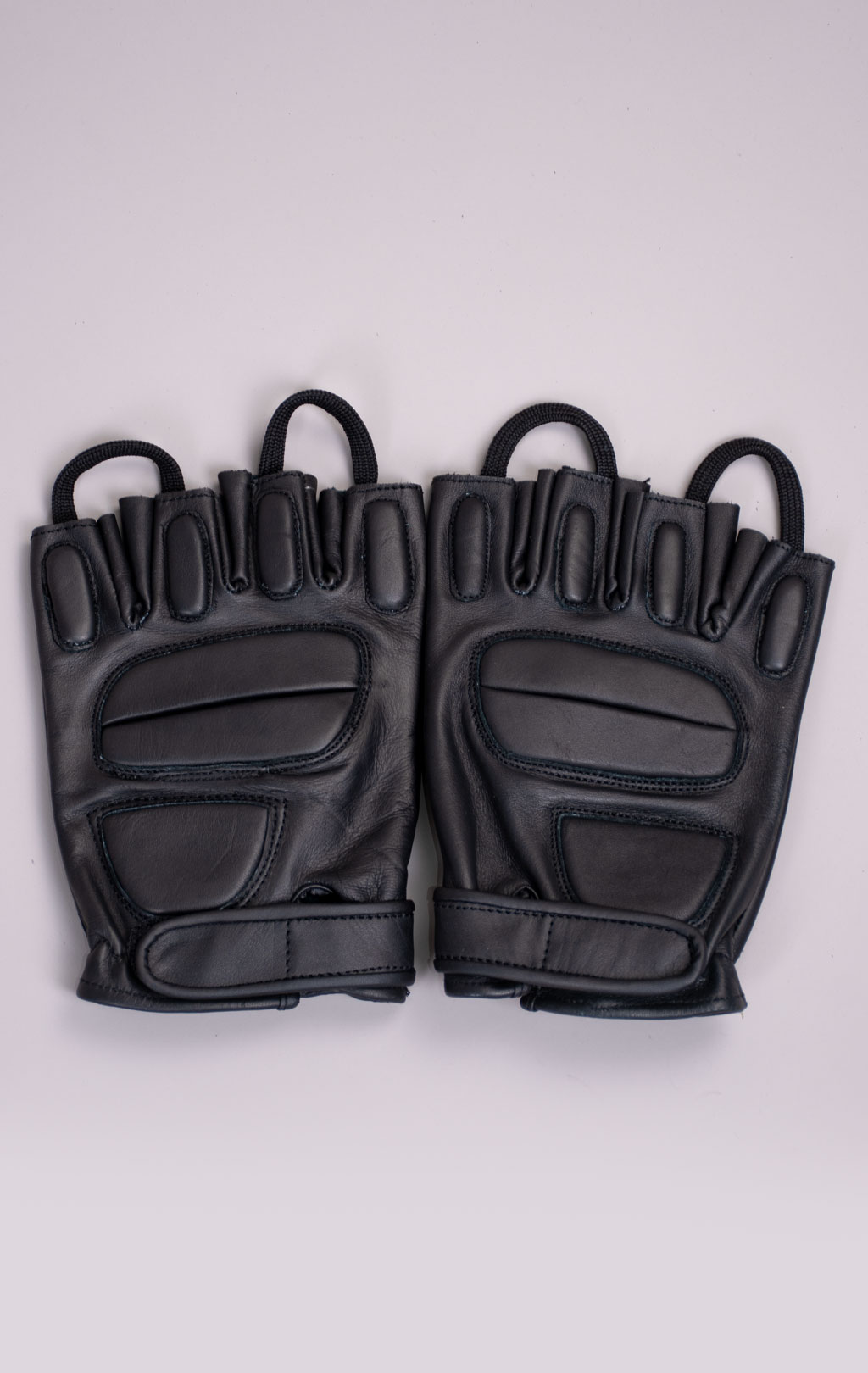 Перчатки SWAT кожа без пальцев black ARG-35 Пакистан
