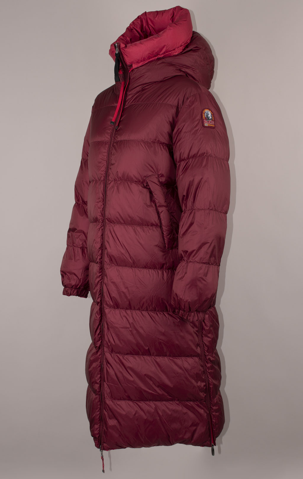 Женское пальто пуховое PARAJUMPERS SLEEPING BAG двустороннее FW 24/25 cerise-amarone 