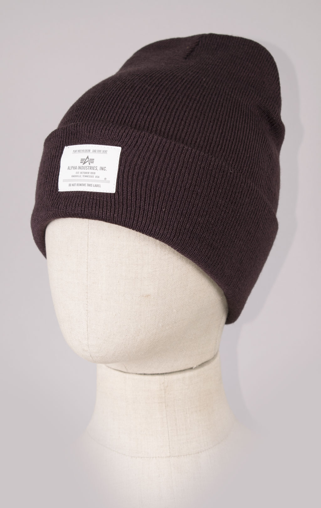 Шапка ALPHA INDUSTRIES ESSENTIAL BEANIE FW 23/24 berry 