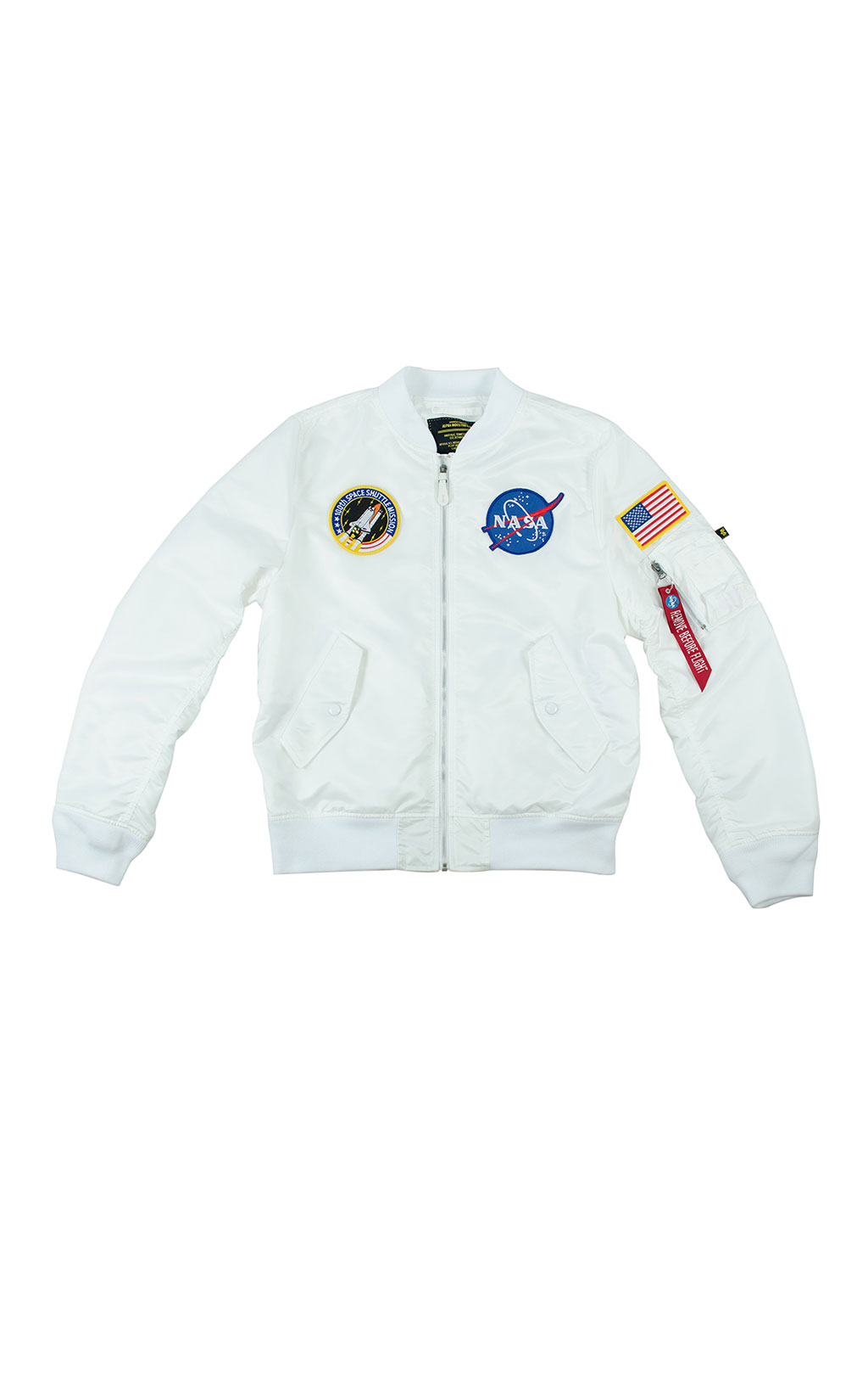 Ветровка ALPHA INDUSTRIES L-2B NASA white 