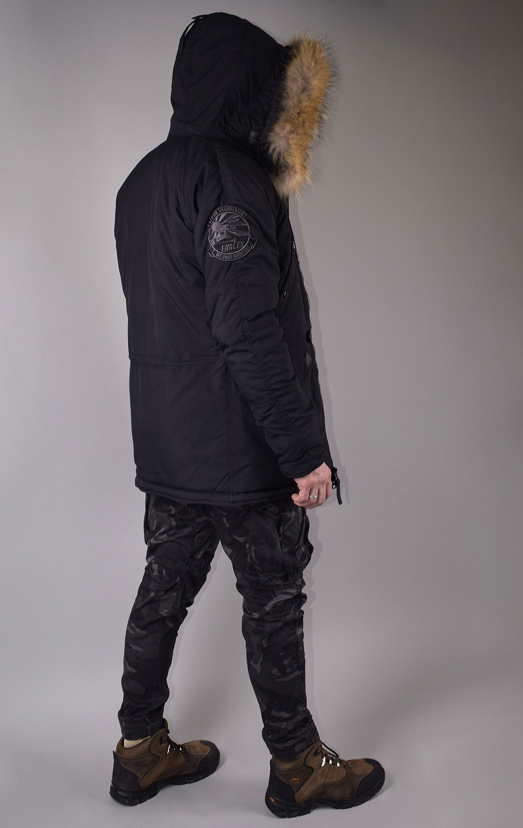 Аляска ALPHA INDUSTRIES EXPLORER натур. мех black 