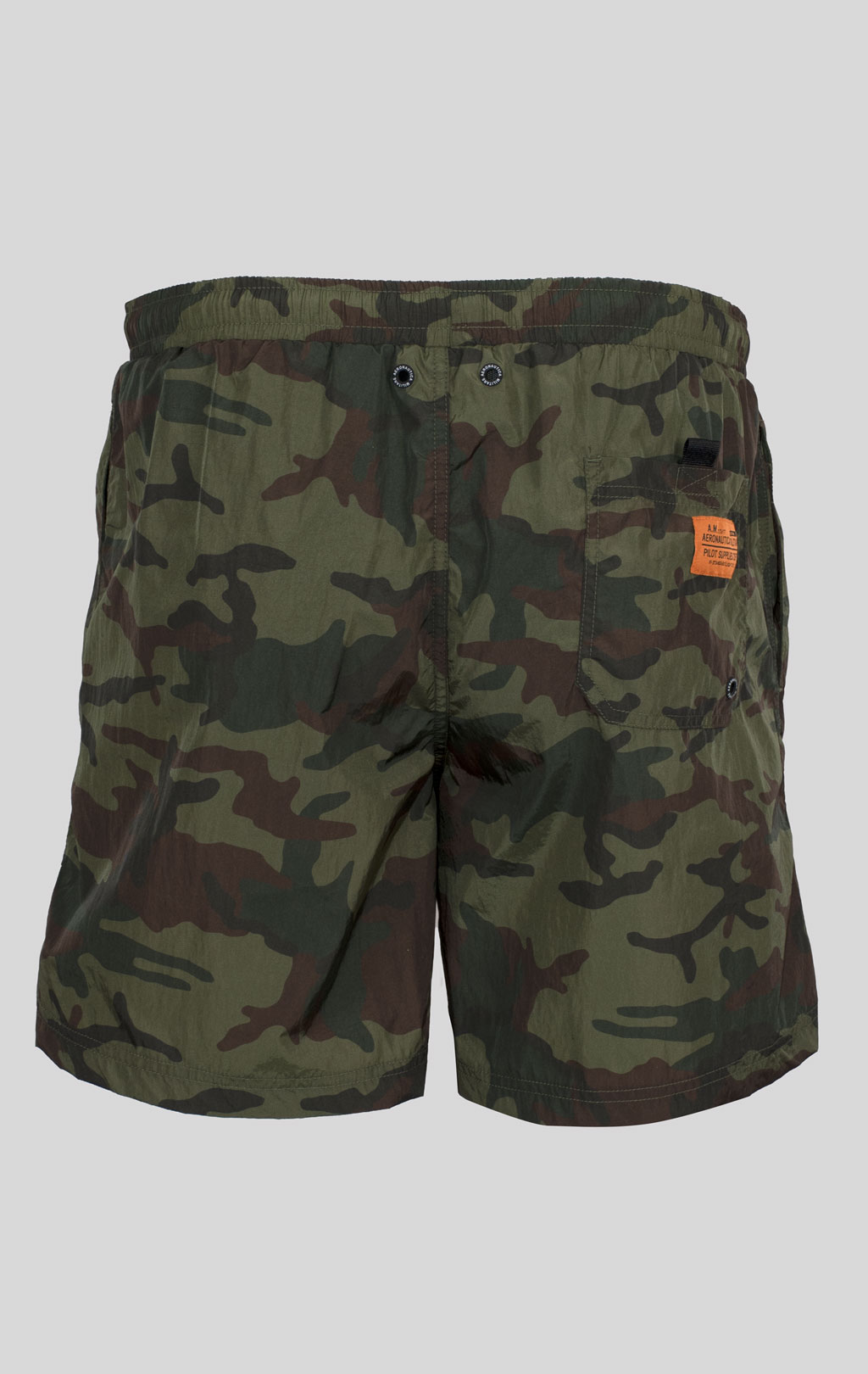 Шорты плавательные AERONAUTICA MILITARE SS 25 m/CN camou military olive (BW 227) 