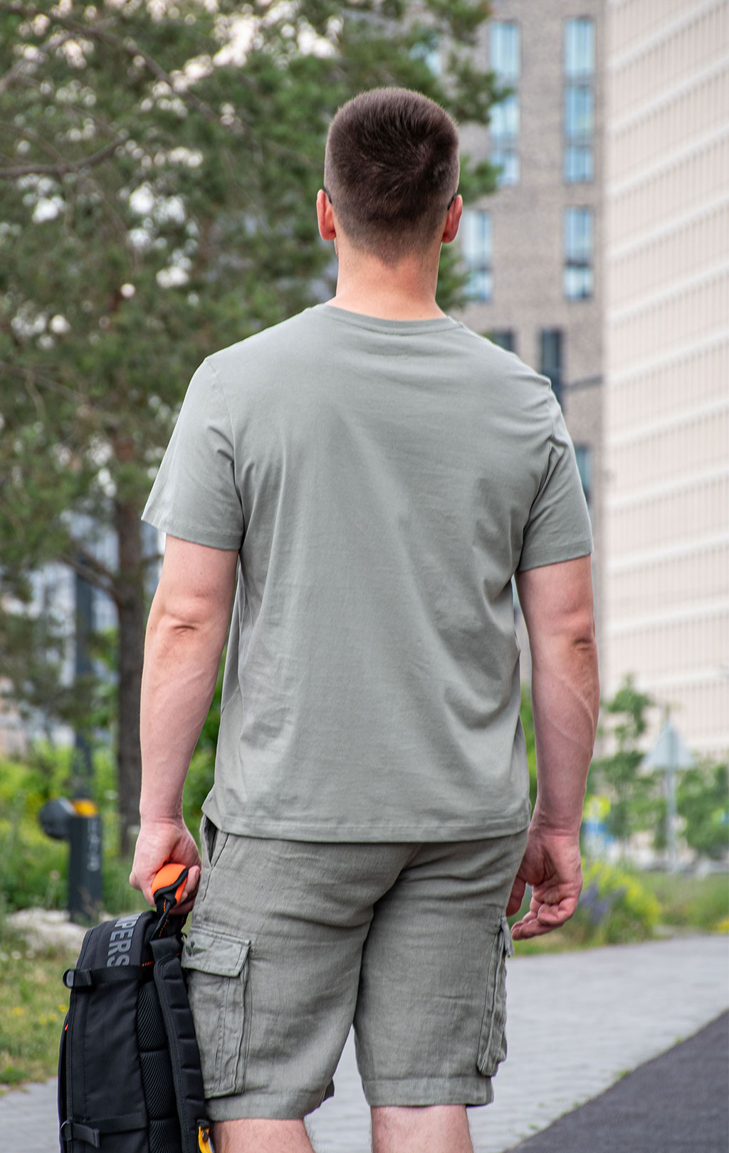 Футболка PARAJUMPERS PATCH TEE SS 26 ashen sage 