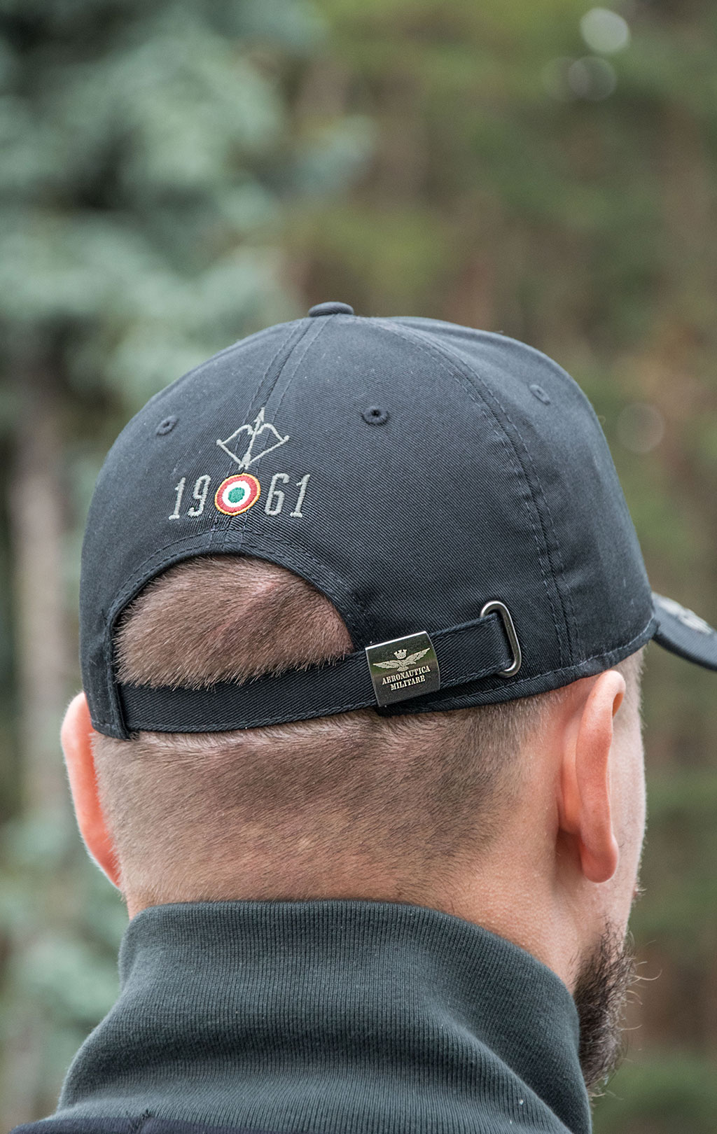 Бейсболка AERONAUTICA MILITARE FW 22/23/CN jet black (HA 1104)
