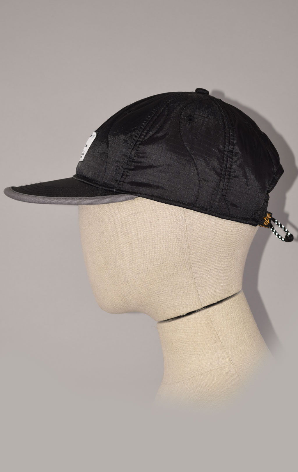 Бейсболка ALPHA INDUSTRIES QUILTED CAP FW 22/23 black 