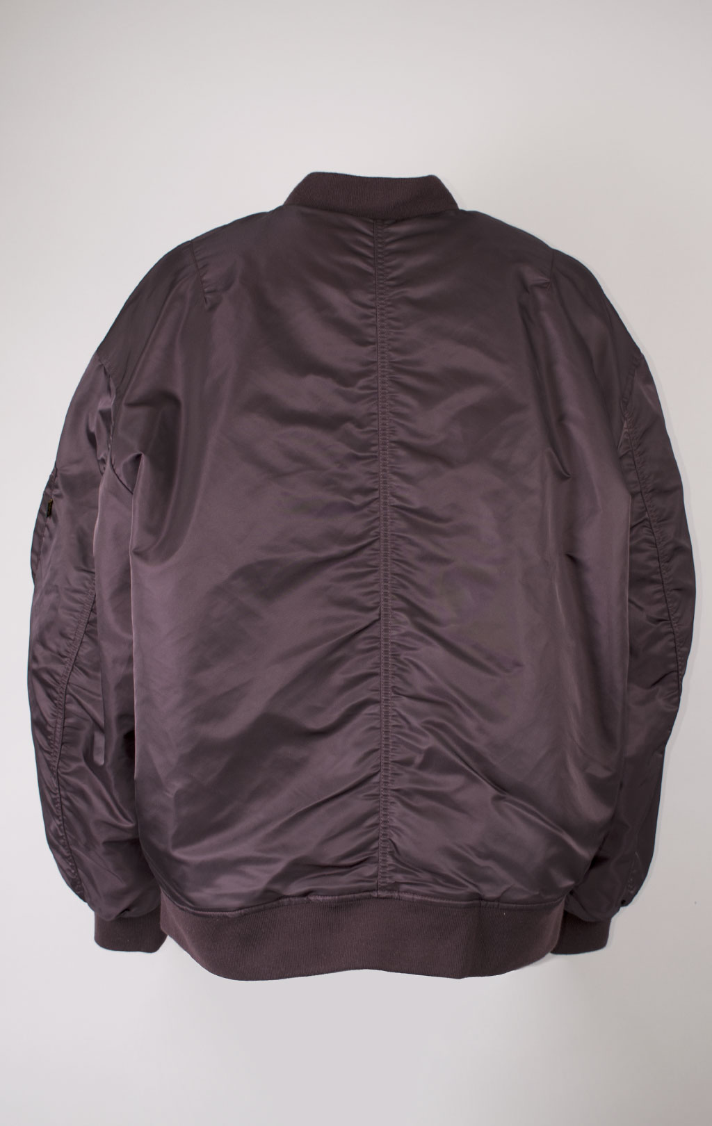 Женская куртка-бомбер ALPHA INDUSTRIES OVERSIZED FLIGHT JACKET MA-1 FW 23/24 m berry 