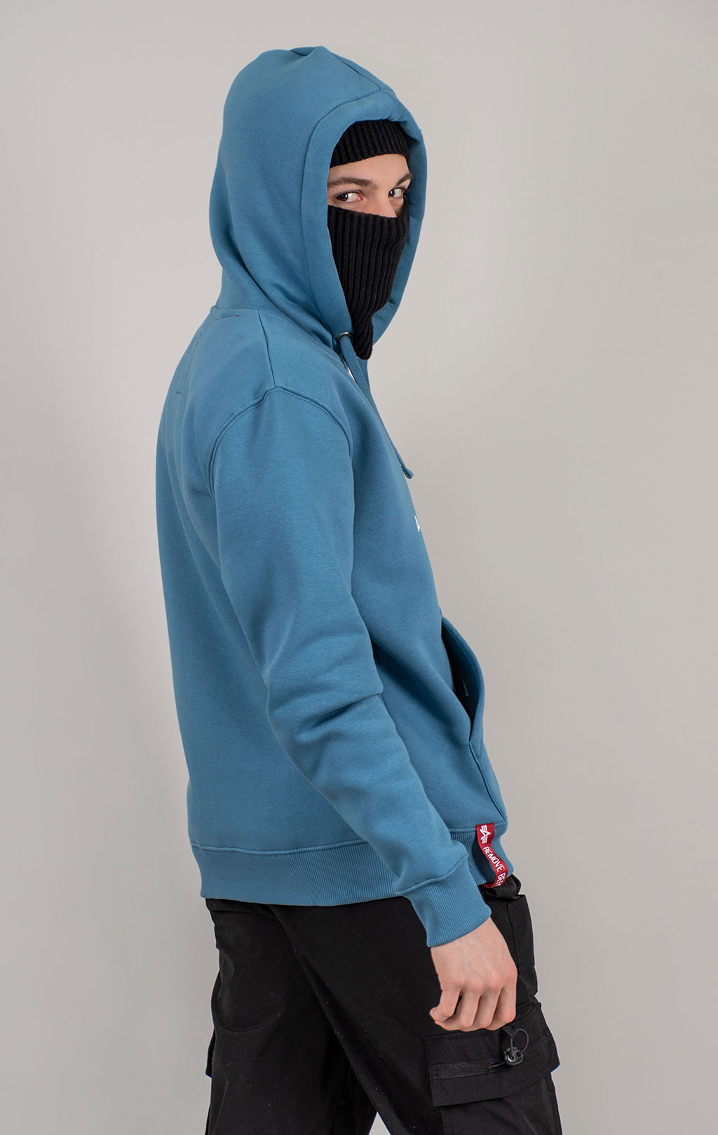 Толстовка ALPHA INDUSTRIES BASIC HOODY airforce blue 