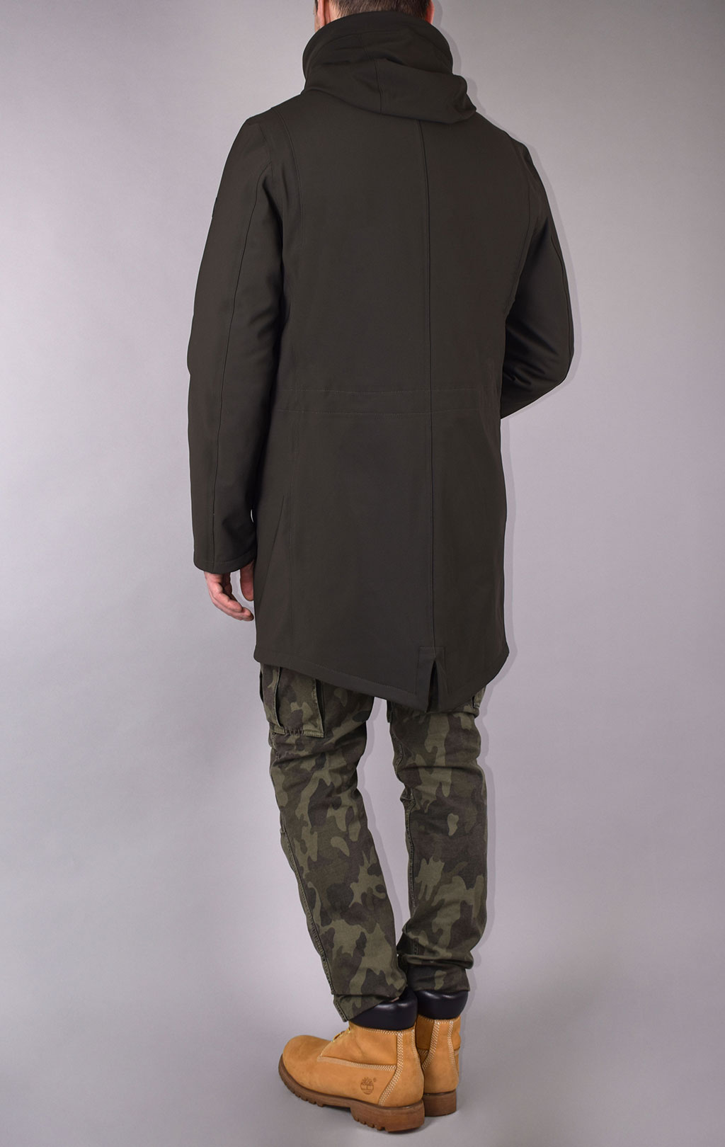 Парка PEOPLE OF SHIBUYA SUGOI FW 19/20 army olive 