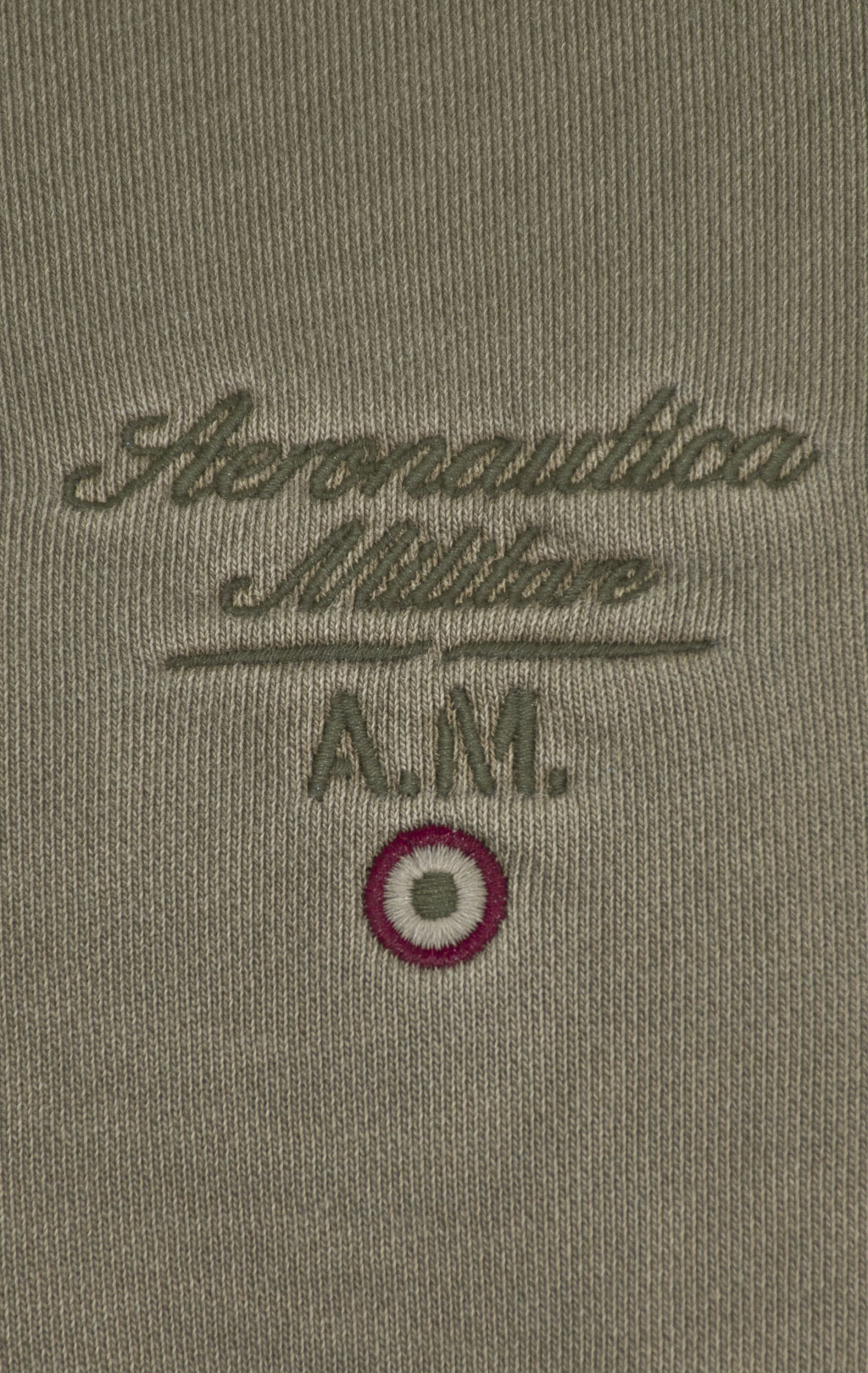 Олимпийка AERONAUTICA MILITARE SS 25 m/TR military olive washed (FE 1992) 