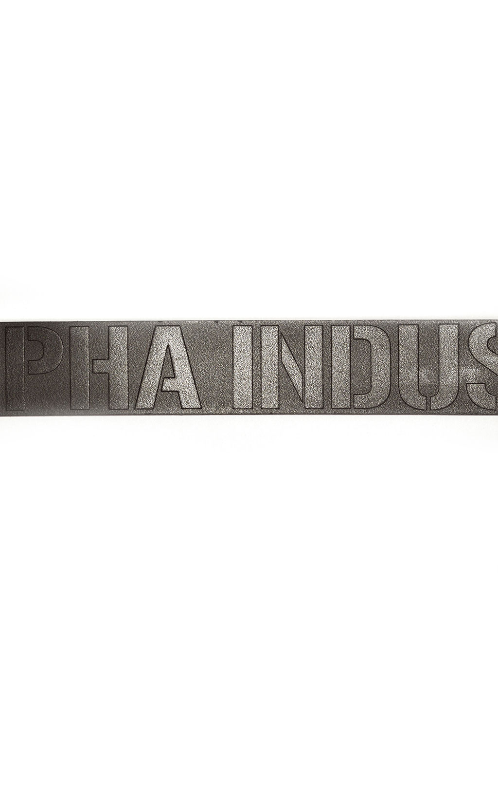 Ремень ALPHA INDUSTRIES EMBOSSED BELT кожа brown 