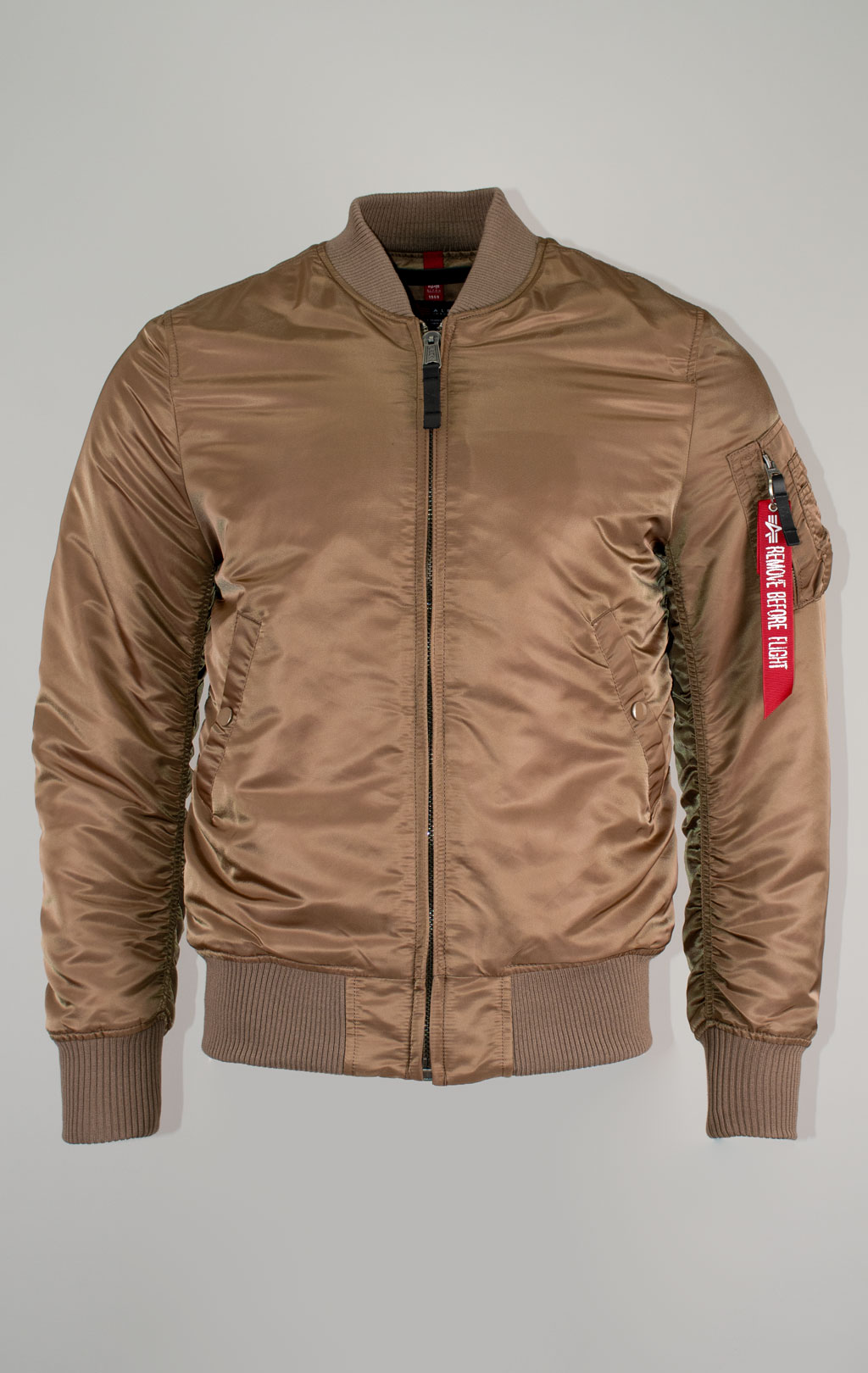 Бомбер ALPHA INDUSTRIES VF 59 LONG MA-1 taupe 