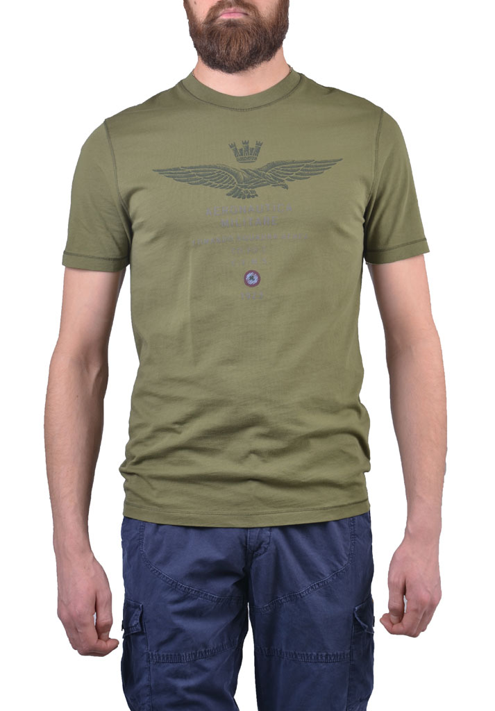 Футболка AERONAUTICA MILITARE verde avocado (TS1220) 