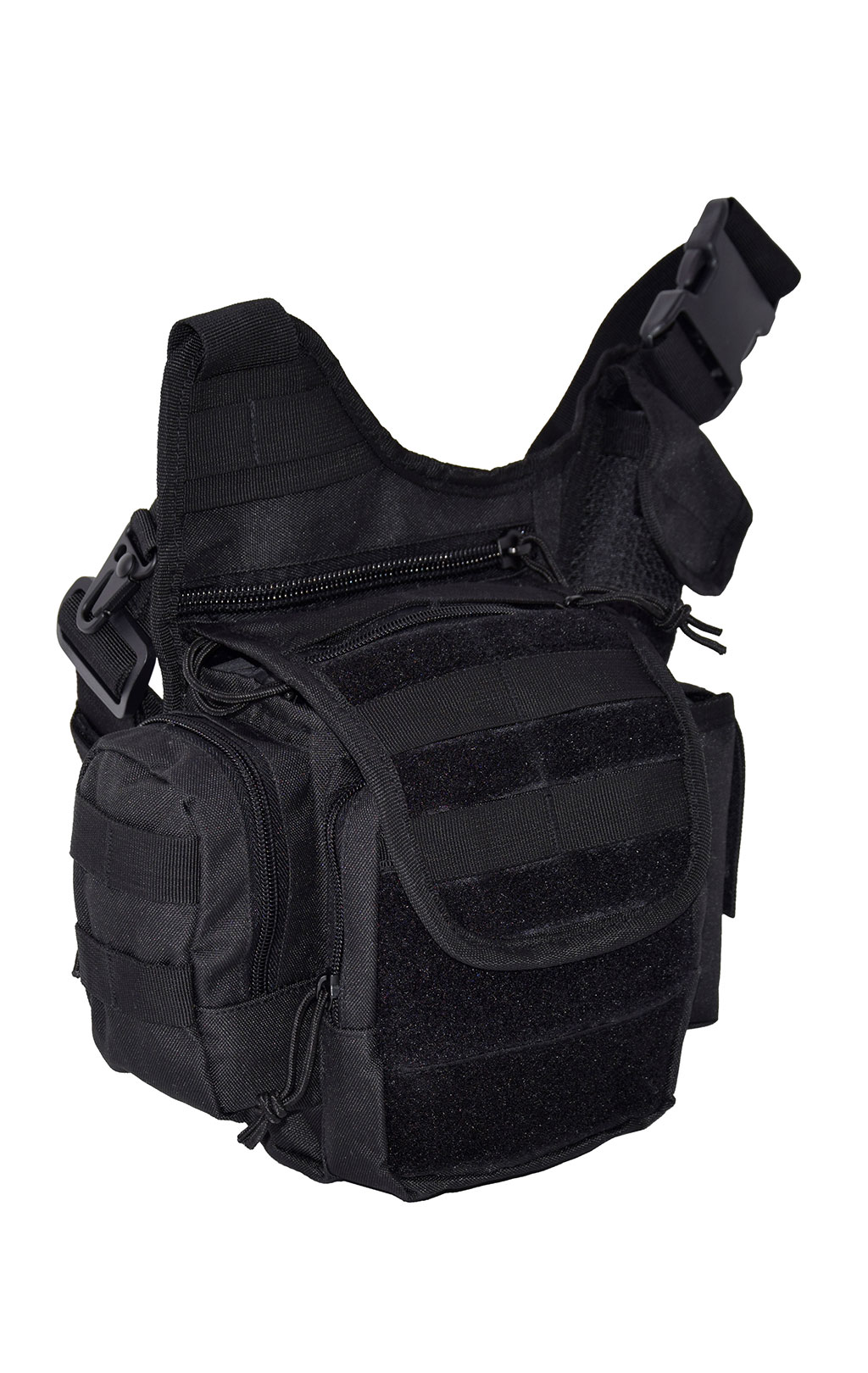 Сумка через плечо тактическая Mil-Tec Sling Bag Multifunction 18x10x20 black 