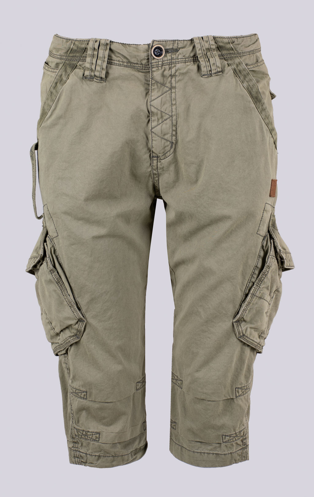 Шорты карго удлинённые ALPHA INDUSTRIES IMPERIAL 3/4 light olive 