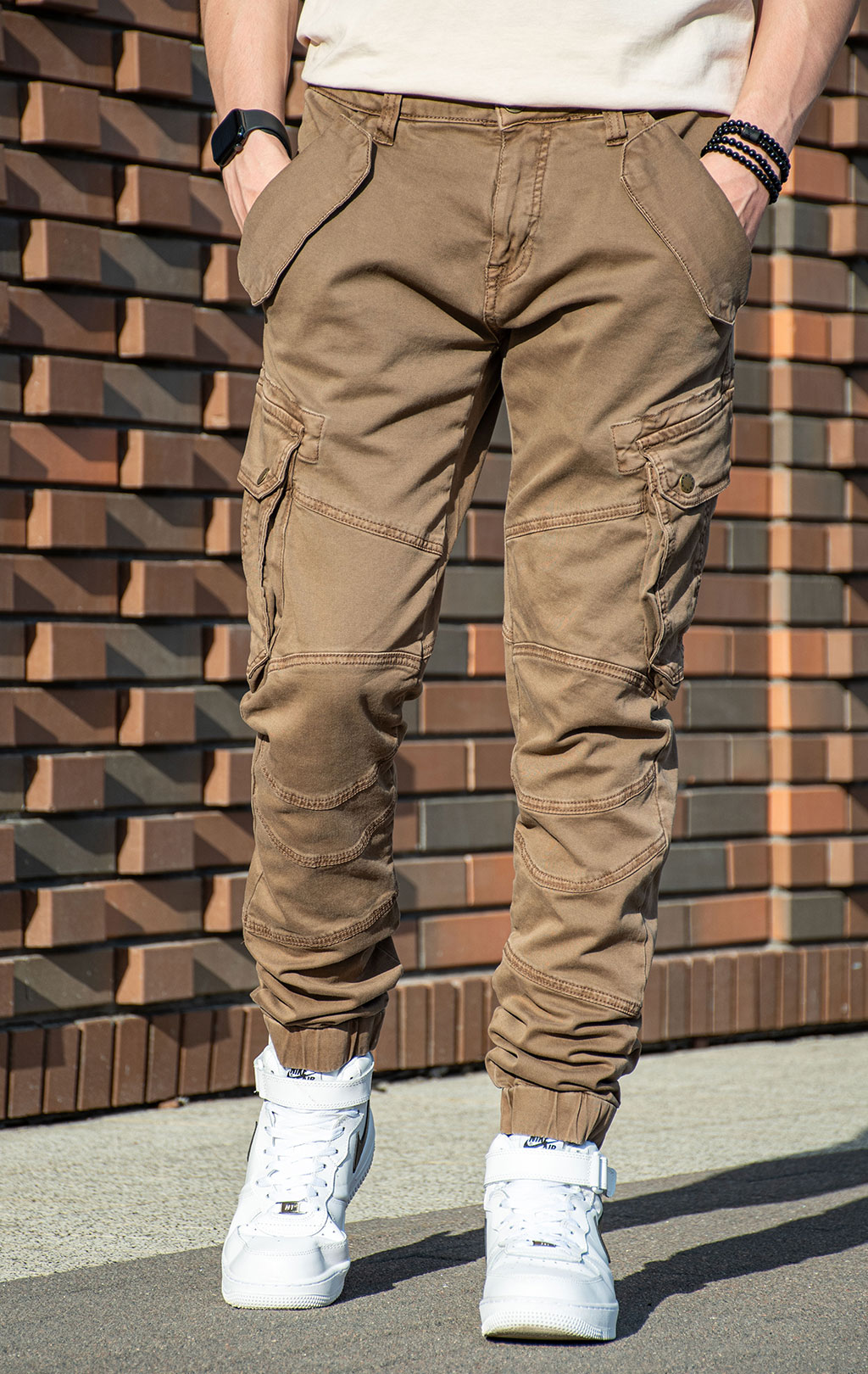 Брюки-карго ALPHA INDUSTRIES COMBAT LW taupe 