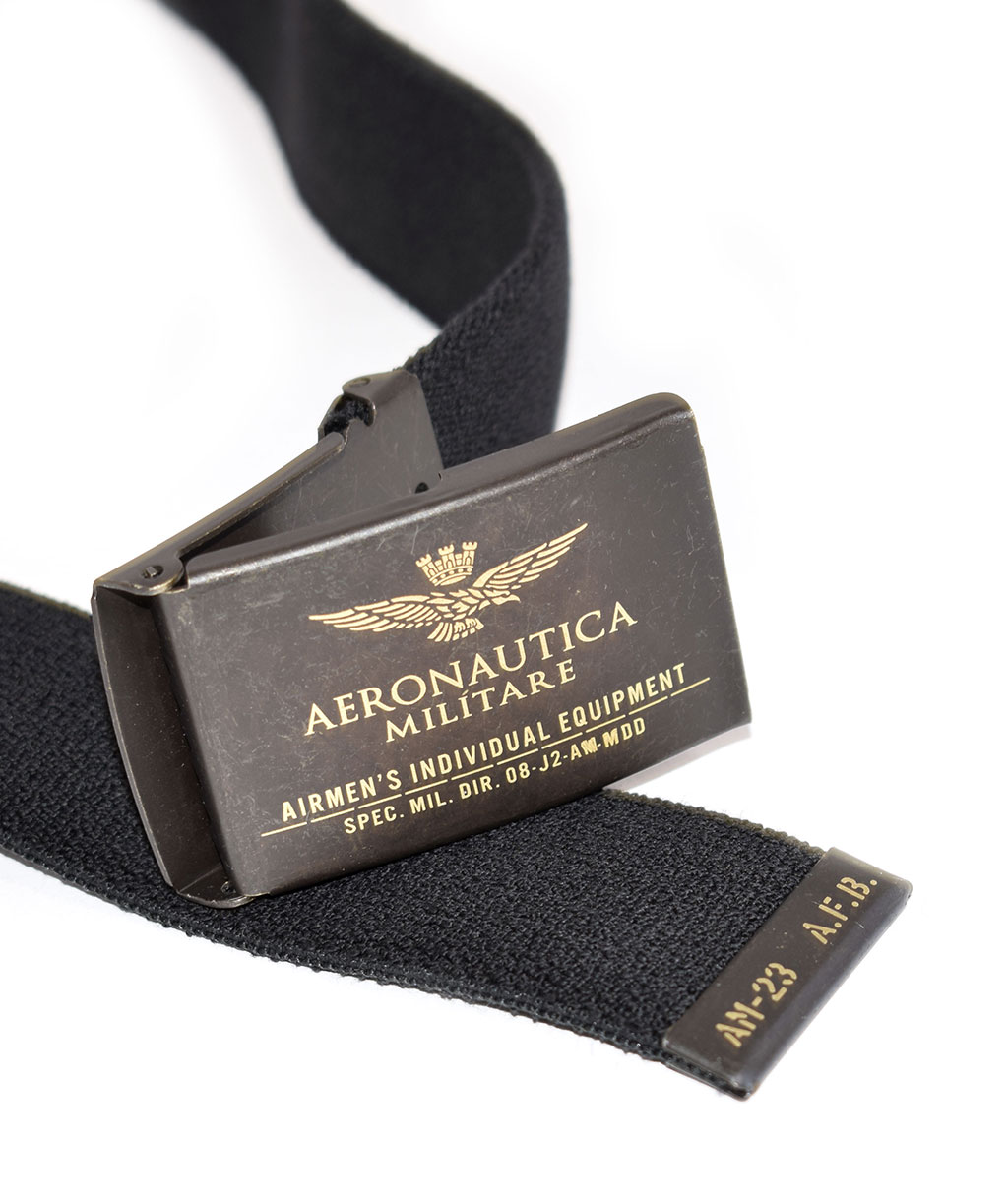 Ремень эластичный AERONAUTICA MILITARE FW 19/20 jet black (CI 253) 