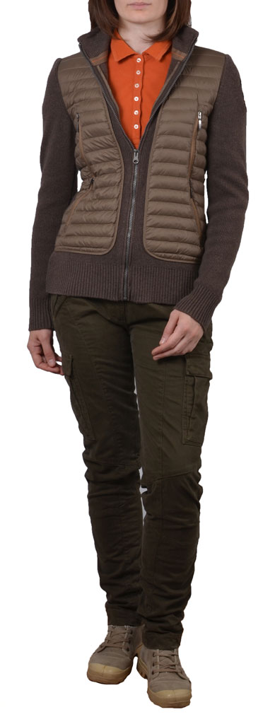 Свитер PJS жен. WALLABY brown melange 