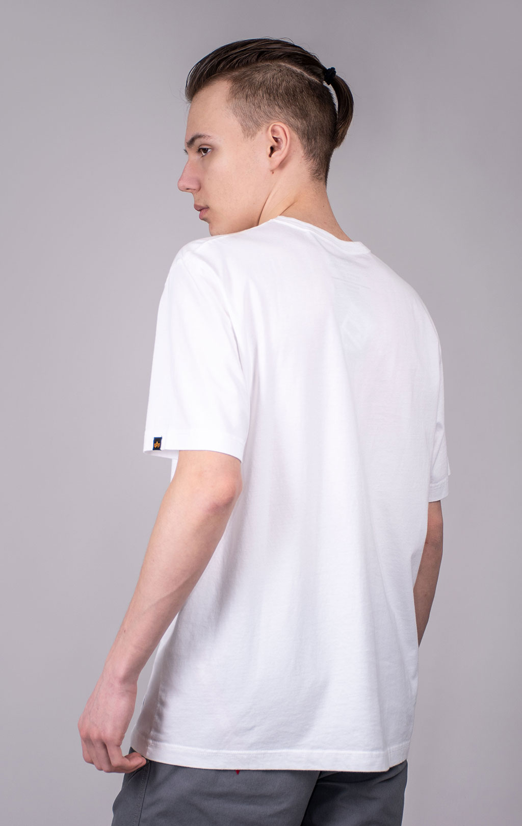 Футболка ALPHA INDUSTRIES ALPHA ANCHOR PRINT TEE SS 24 white 