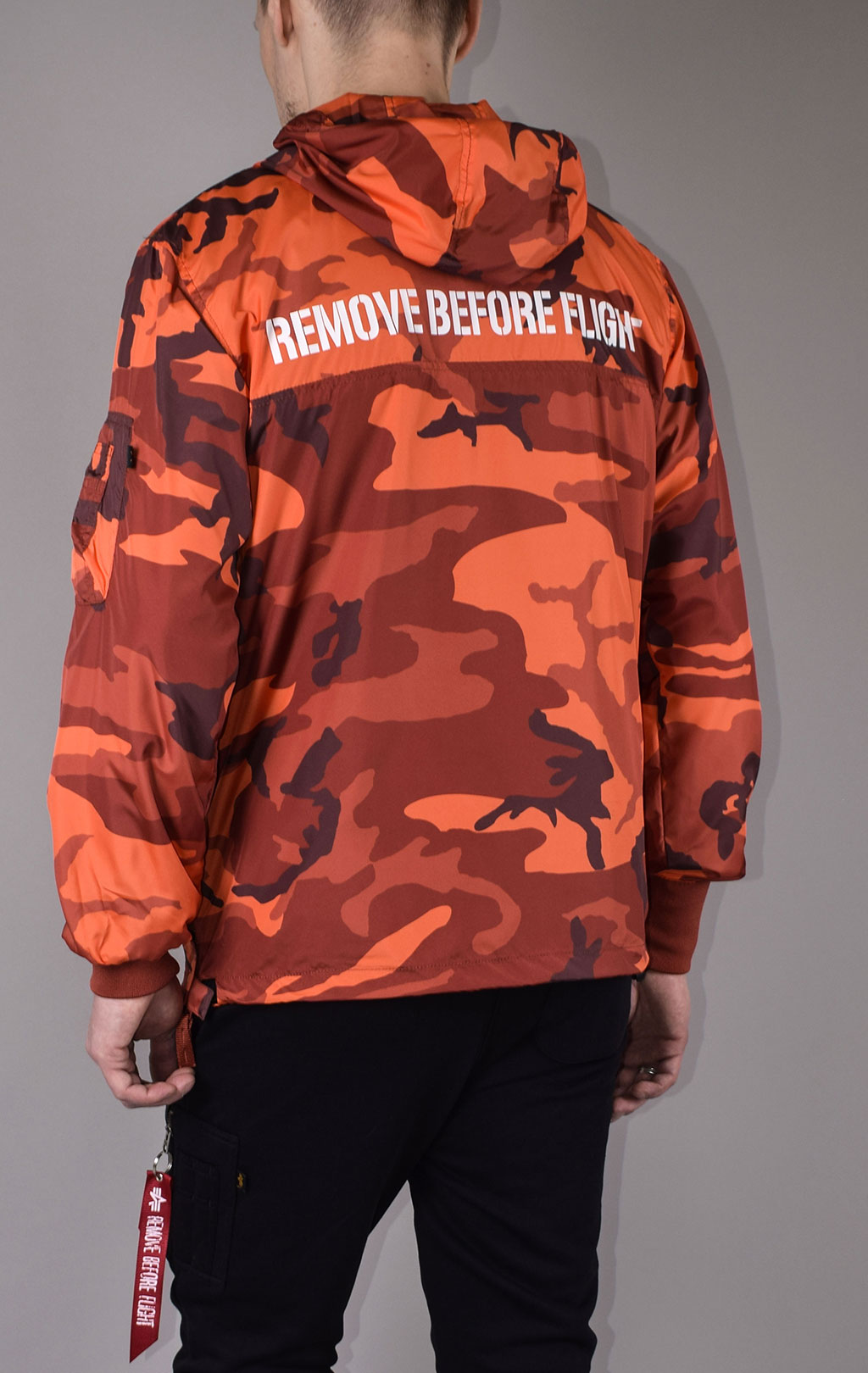 Анорак ALPHA INDUSTRIES GLIDER ANORAK orange camo 