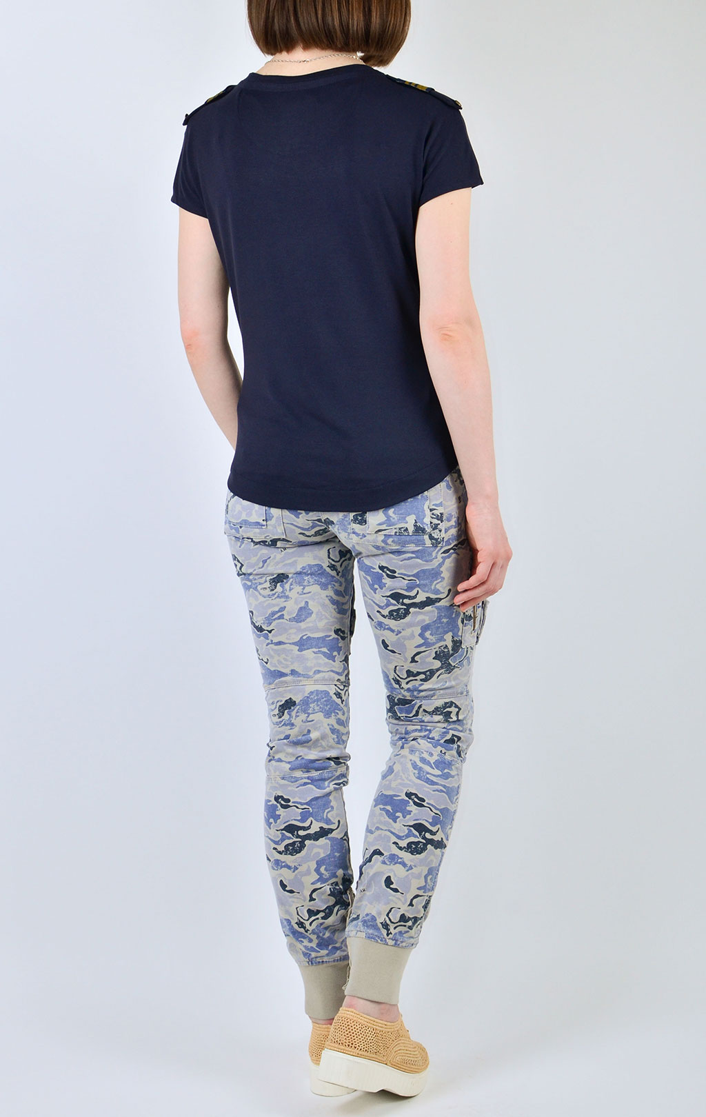 Женская футболка AERONAUTICA MILITARE blue navy (TS 1499) 