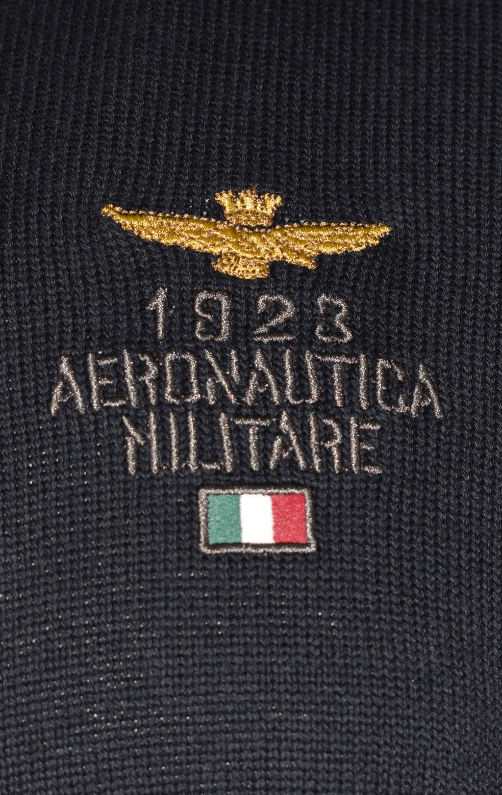 Свитер с капюшоном AERONAUTICA MILITARE SS 23/BG blue black (MA 1422) 