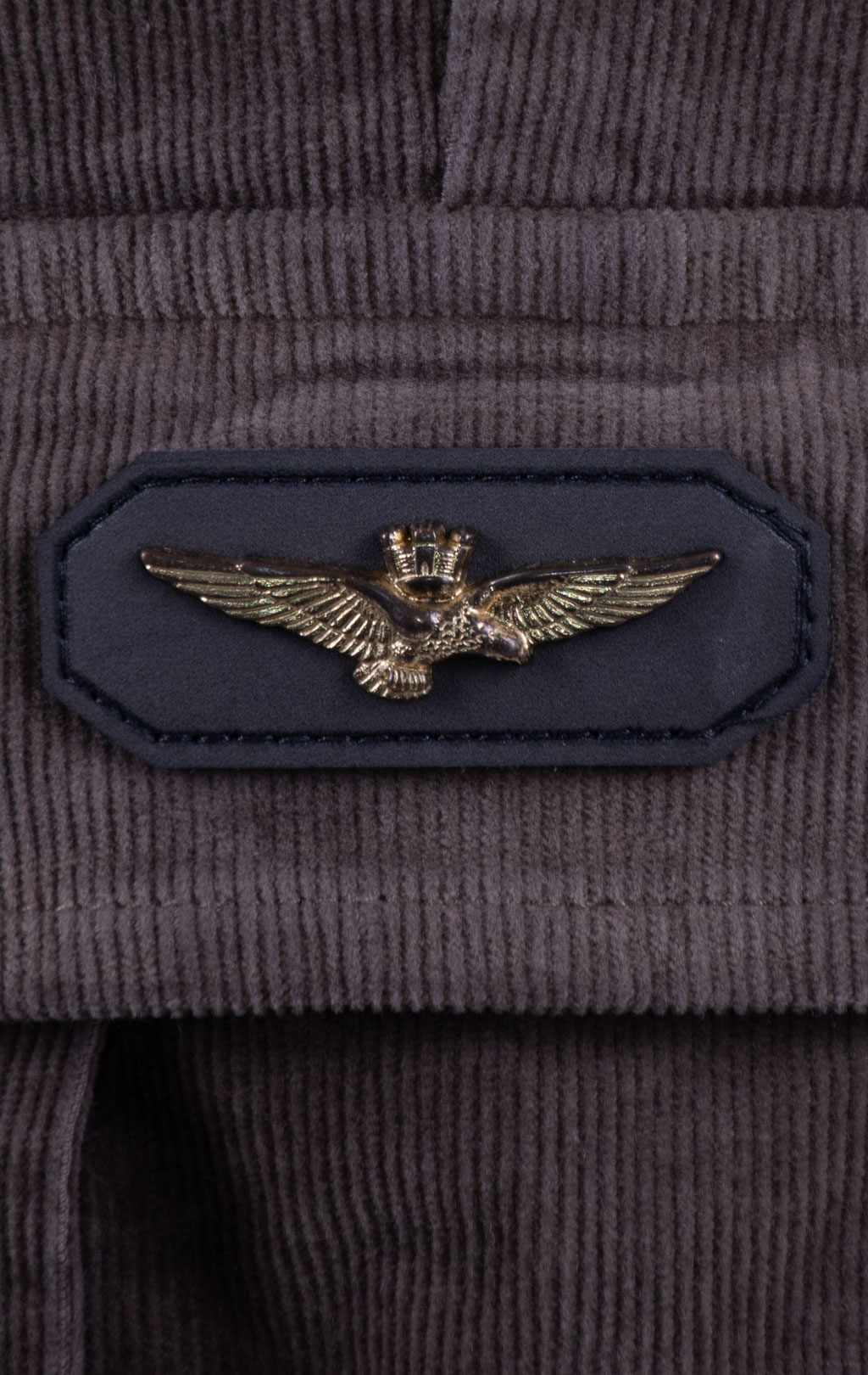 Брюки-карго AERONAUTICA MILITARE вельвет FW 26/27/AL caffelatte (PA 1740) 
