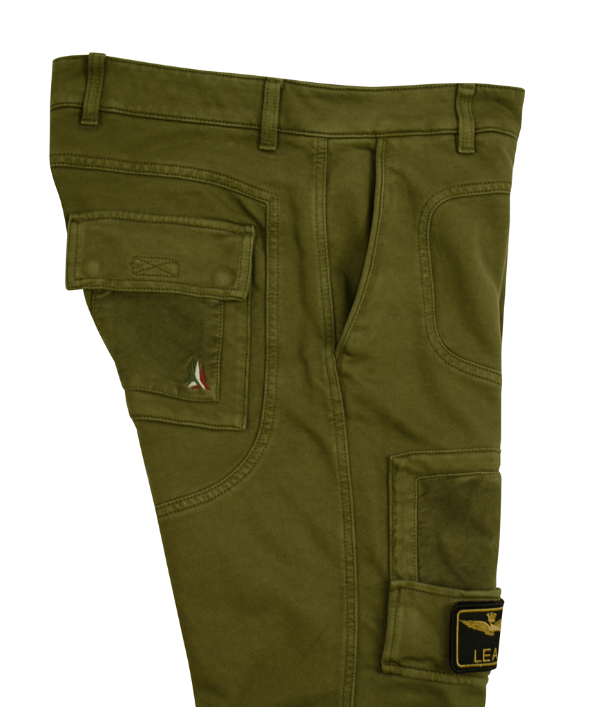 Брюки-карго AERONAUTICA MILITARE olive (PF 632) 