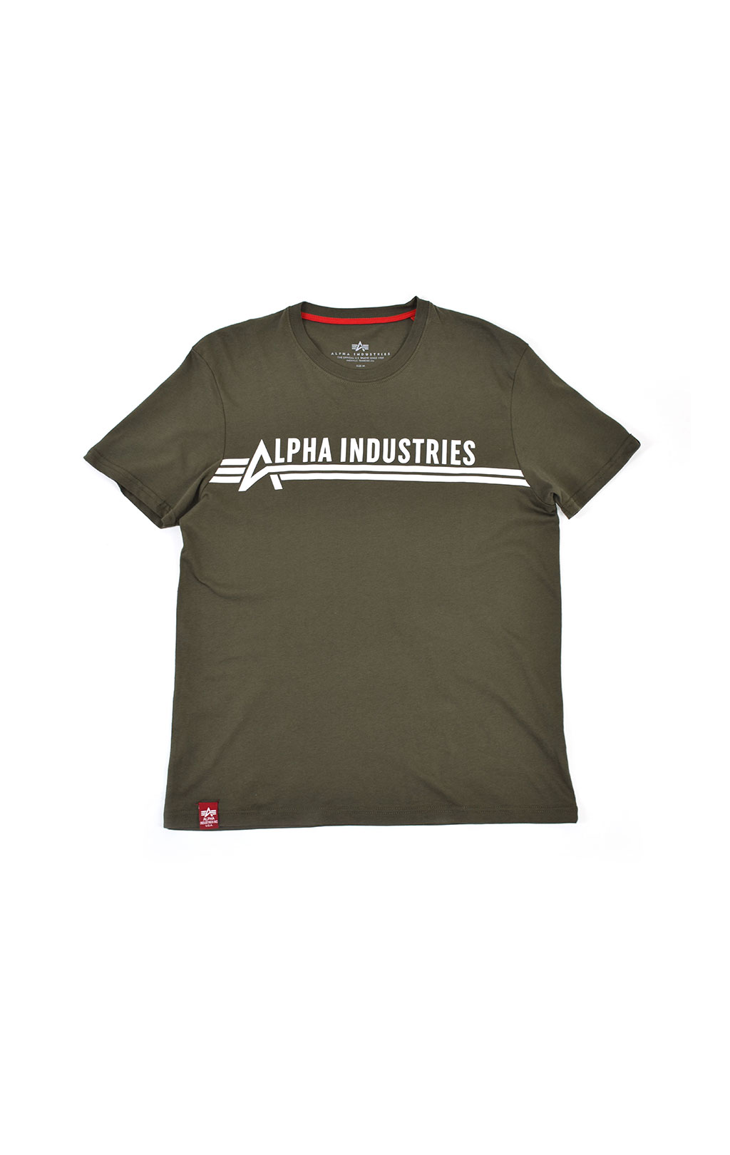 Футболка ALPHA INDUSTRIES ALPHA INDUSTRIES dark olive 