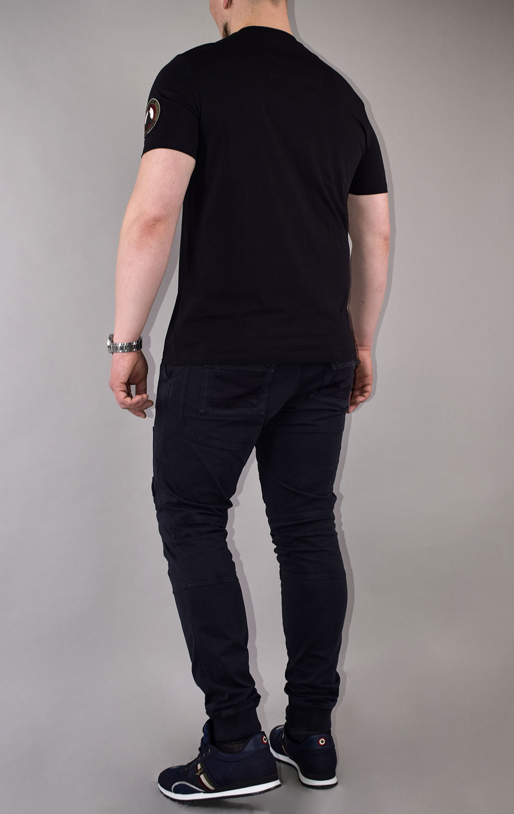 Футболка AERONAUTICA MILITARE SS 21/TR jet black (TS 1868) 