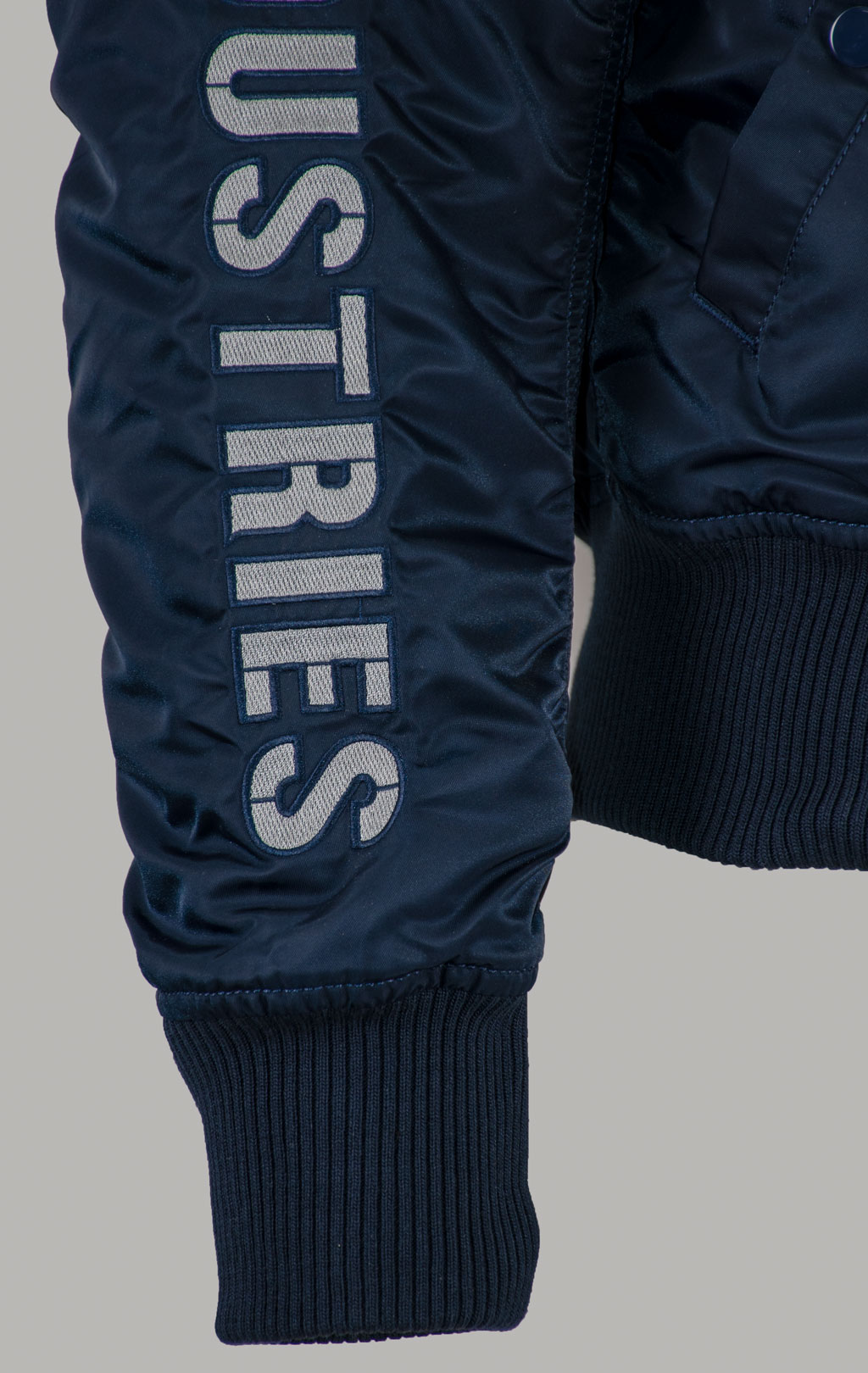 Куртка-бомбер лётная ALPHA INDUSTRIES D-Tec SE MA-1 ultra navy 