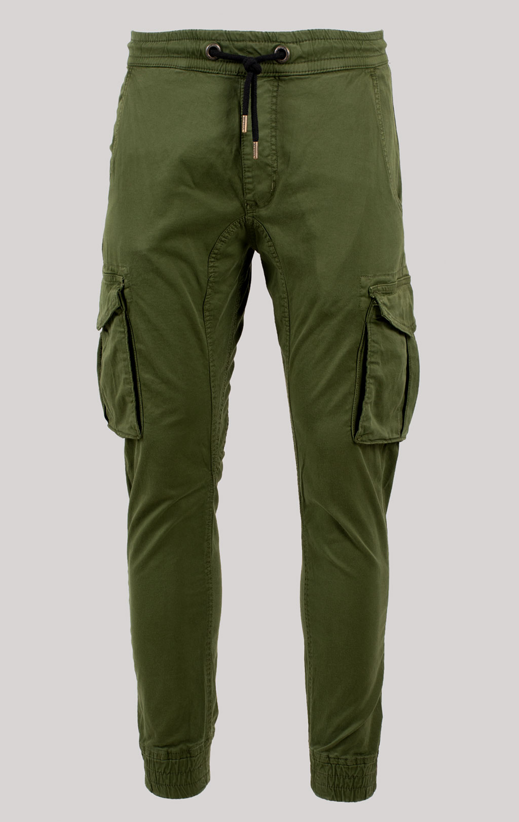 Брюки джоггеры ALPHA INDUSTRIES COTTON TWILL  JOGGER dark olive 