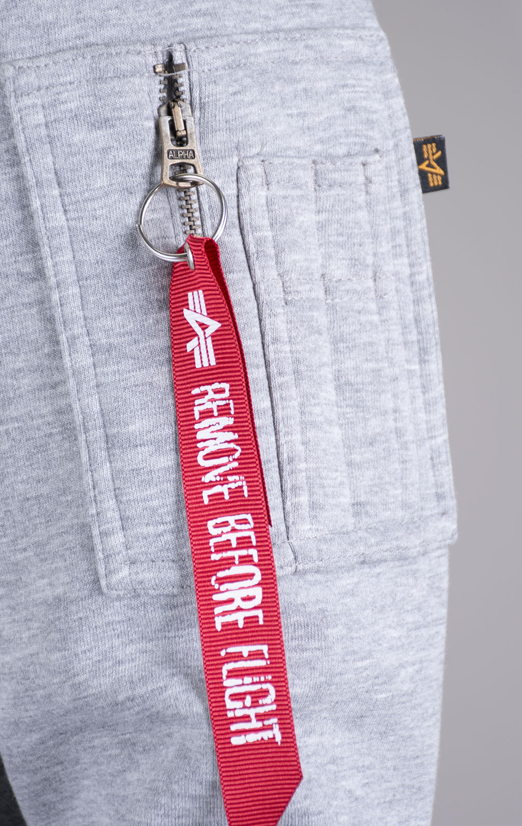 Свитшот ALPHA INDUSTRIES NASA Inlay grey heather 