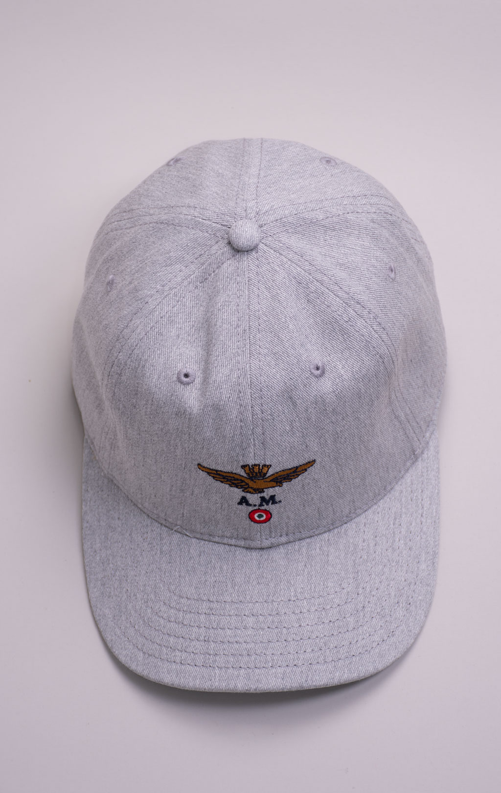 Бейсболка AERONAUTICA MILITARE SS 26/CN grigio melange (HA 1246) 