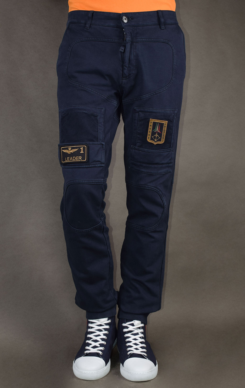 Брюки-карго AERONAUTICA MILITARE blue navy (PF 632) 