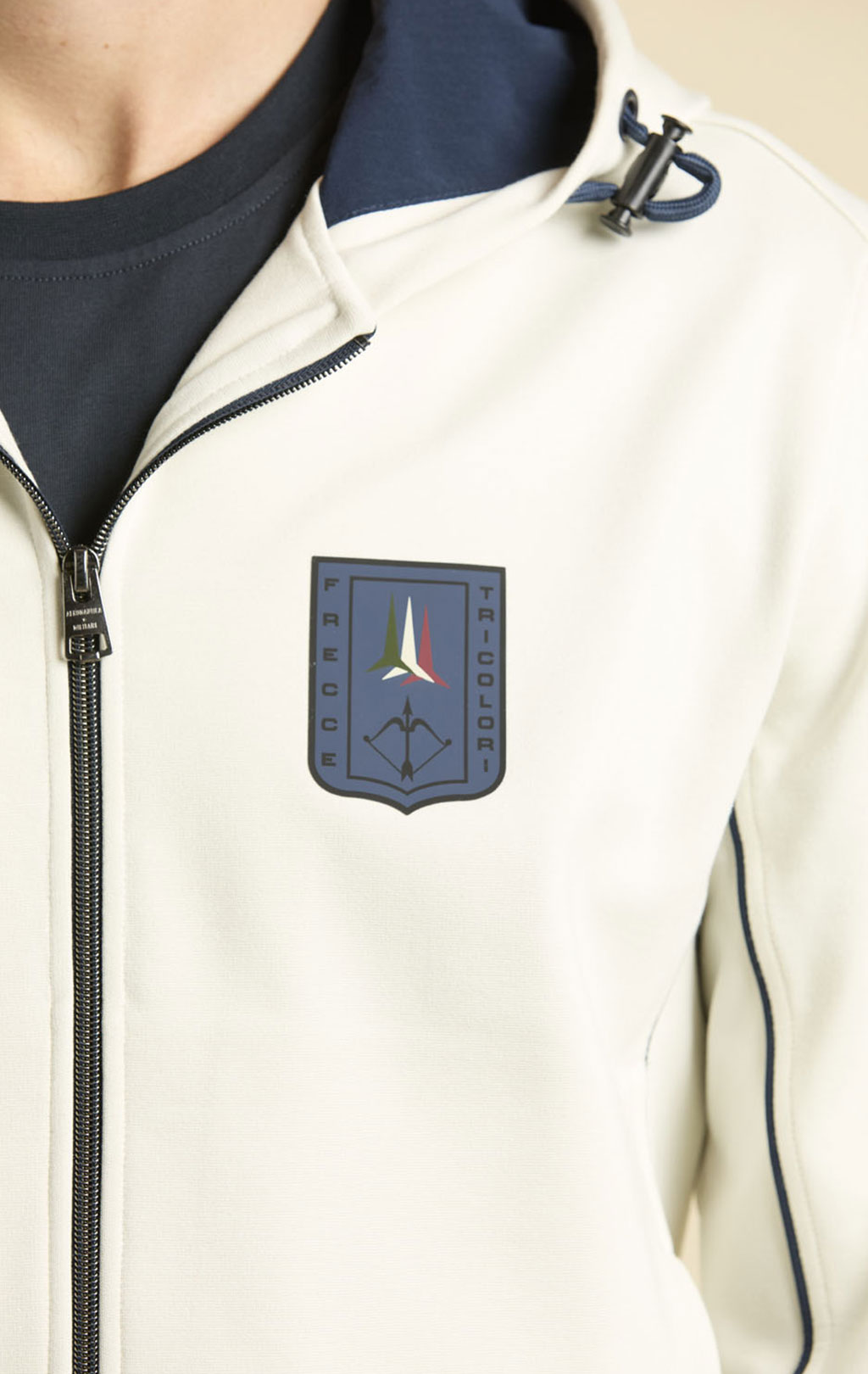 Толстовка с капюшоном AERONAUTICA MILITARE FW 25/26/TR ghiaccio (FE 2064) 