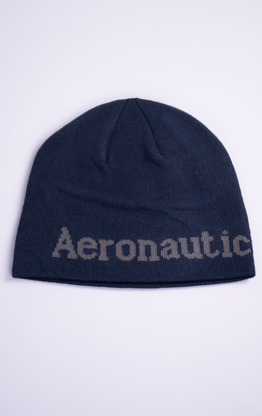 Шапка вязаная AERONAUTICA MILITARE FW 26/27/CN blue navy (CU 0093) 